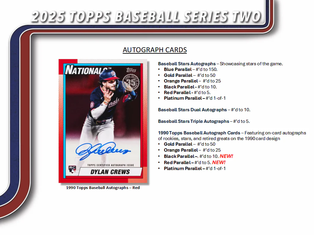 MLB Baseball Series 2 Value Box SE Trading Cards Topps 2025 7 Packs (06/11/2025) - Image 7