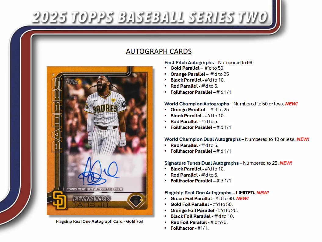 MLB Baseball Series 2 Value Box SE Trading Cards Topps 2025 7 Packs (06/11/2025) - Image 8