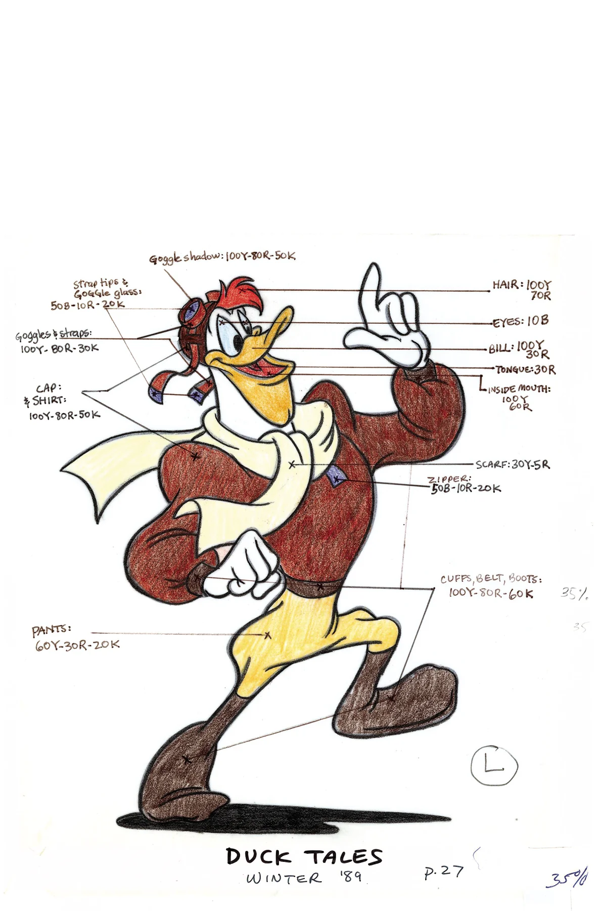 Ducktales #2 L 1:20 Classic Character Art Virgin Variant (12/18/2024) Dynamite