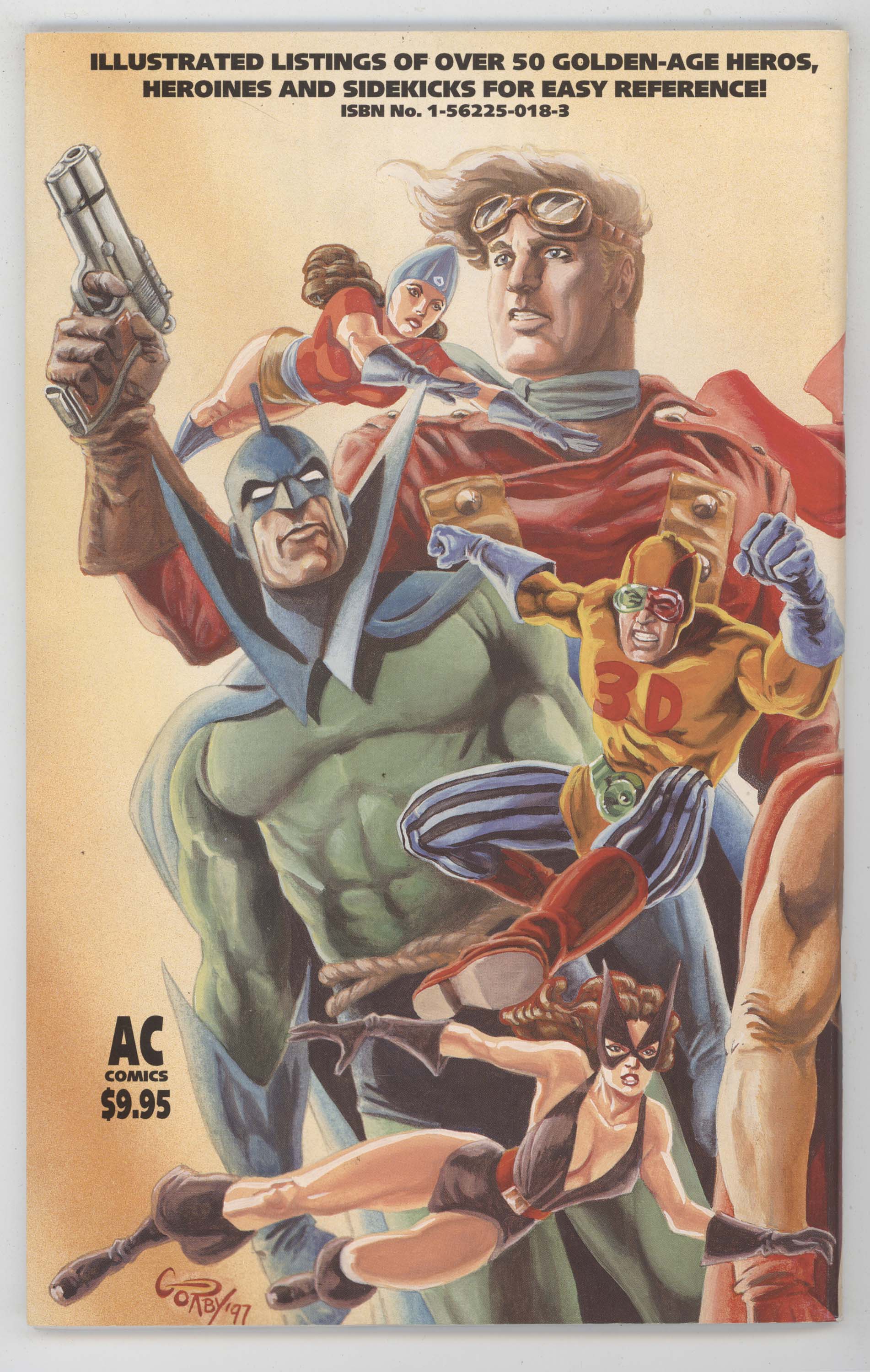 Official Golden Age Hero & Heroine Directory 1 AC 1997 NM Bill Black - Image 2