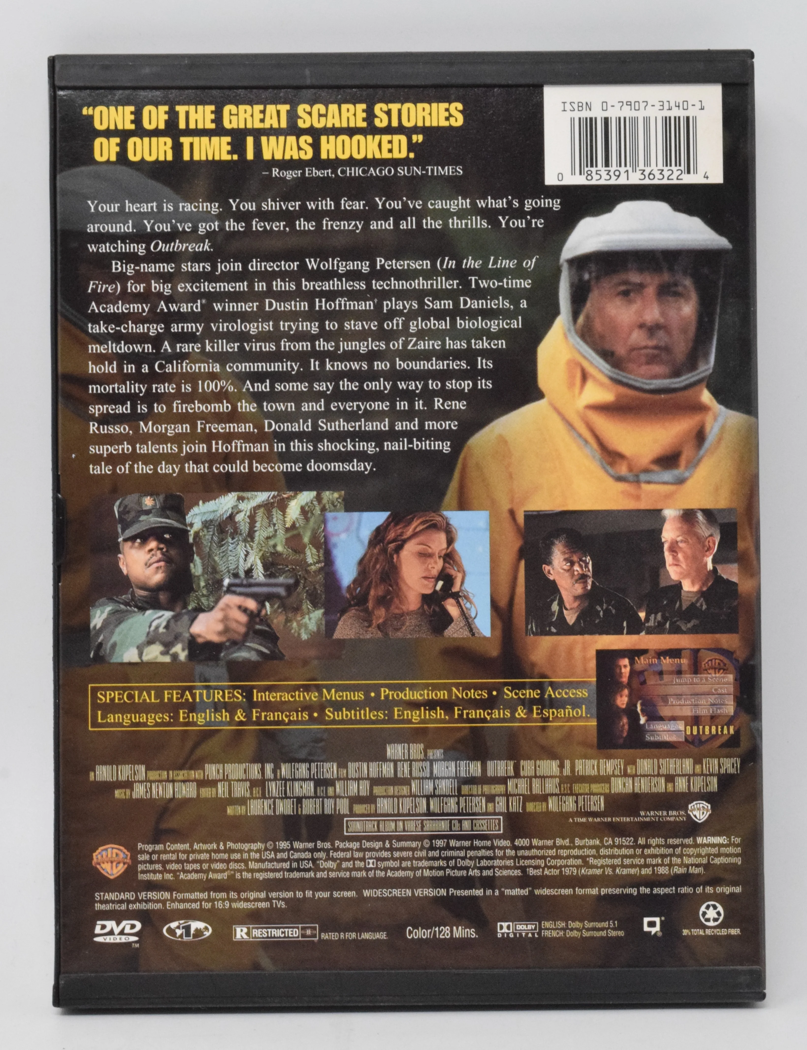 Outbreak DVD Dustin Hoffman - Image 2