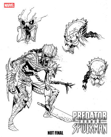 Predator Vs Spider-Man #1 A1 Cover Set Of 7 1:10 1:25 1:100 (04/23/2025) Marvel - Image 7