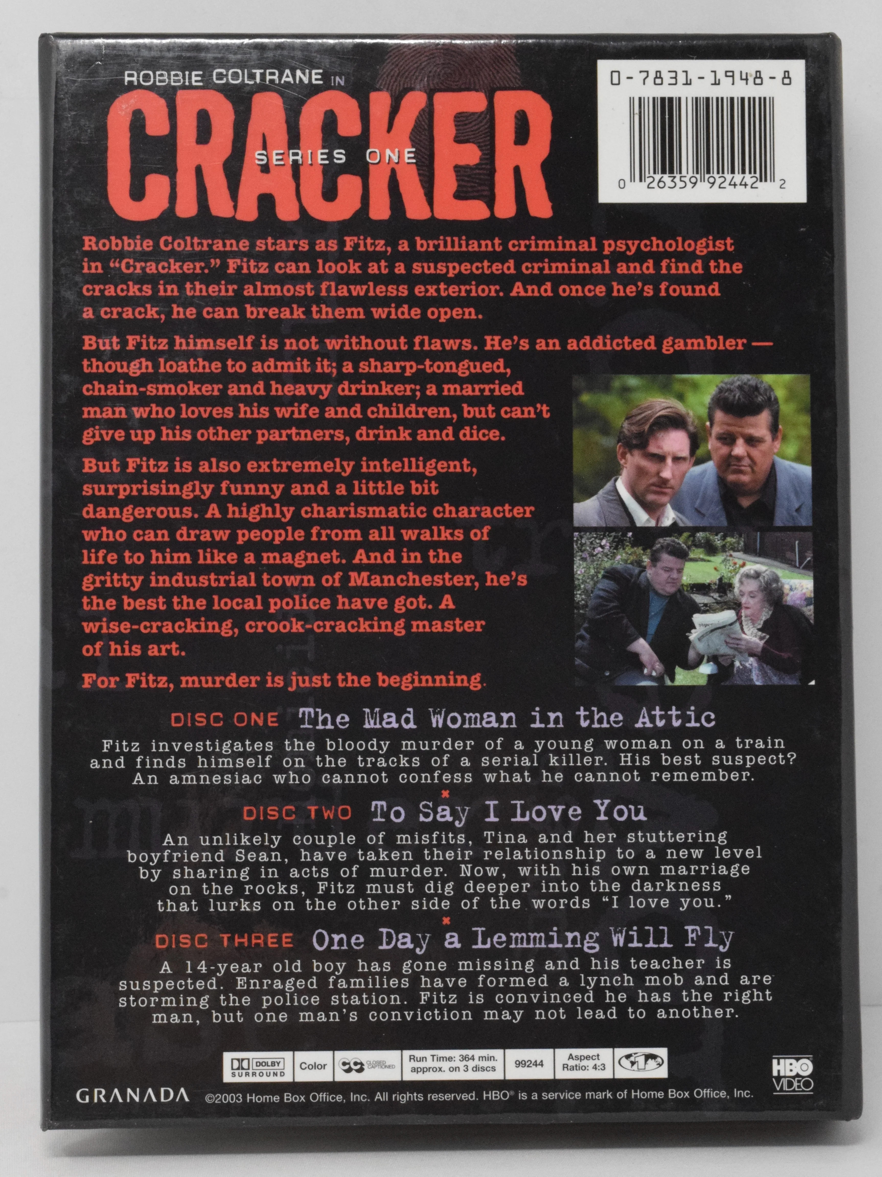 Robbie Coltrane in Cracker Series One DVD - Image 2