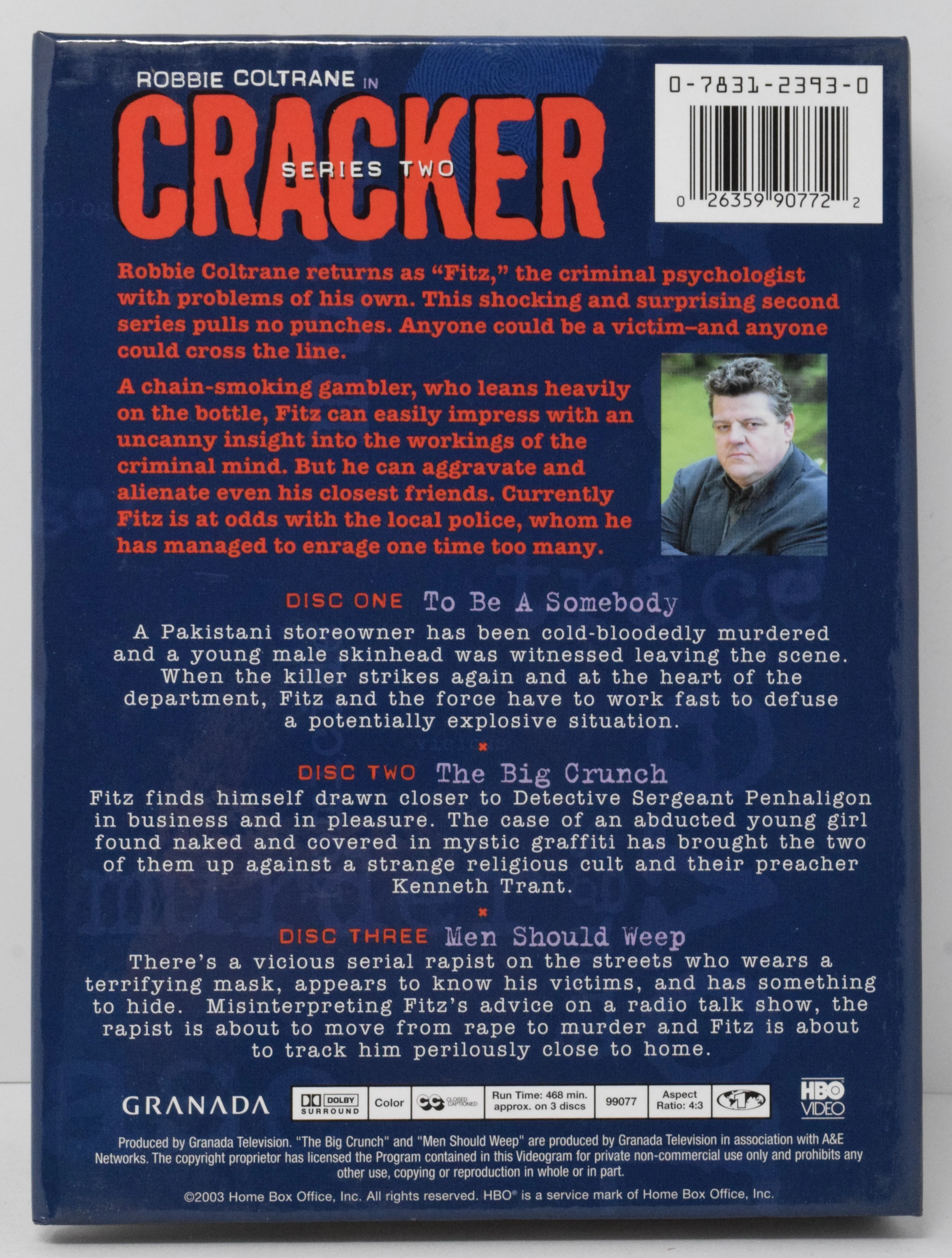 Robbie Coltrane in Cracker Series Two DVD - Image 2