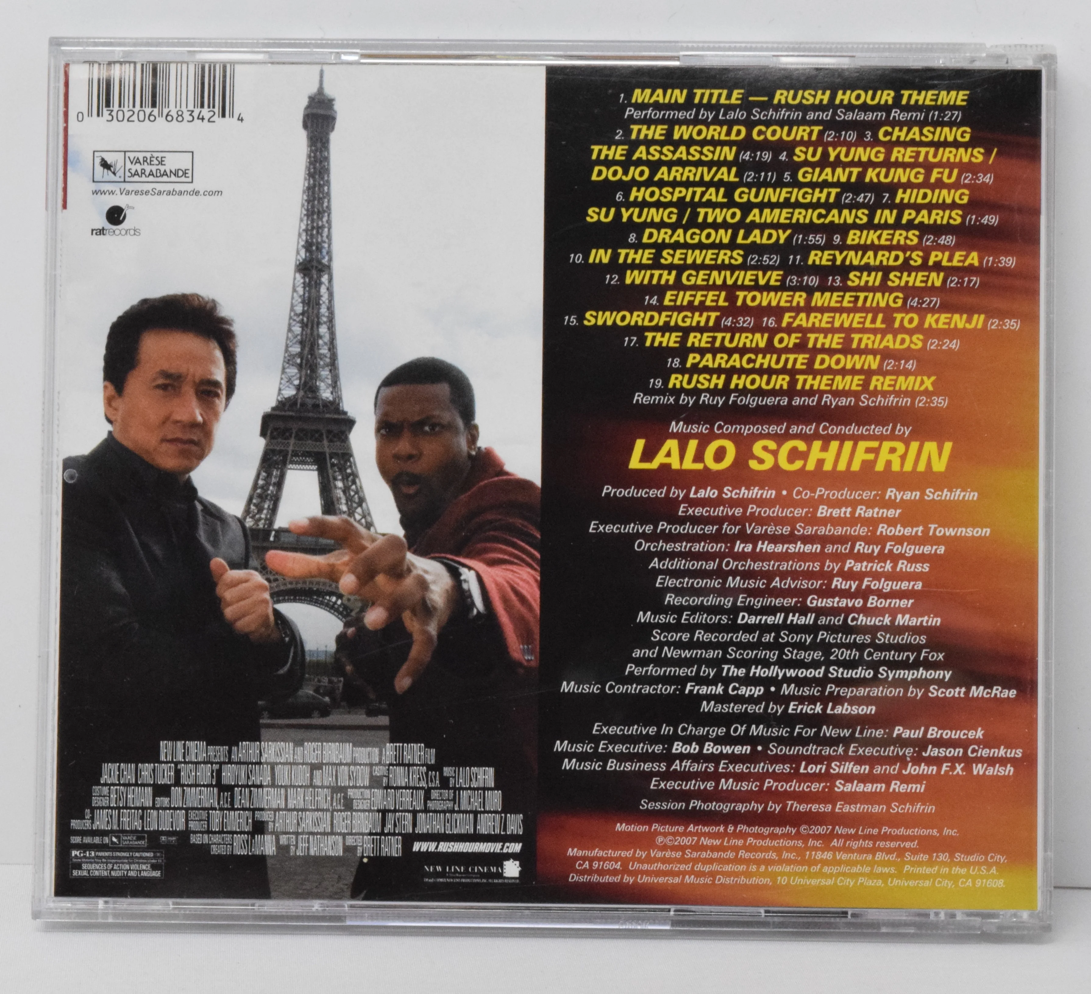 Rush Hour 3 Soundtrack CD Lalo Schifrin Varese - Image 2