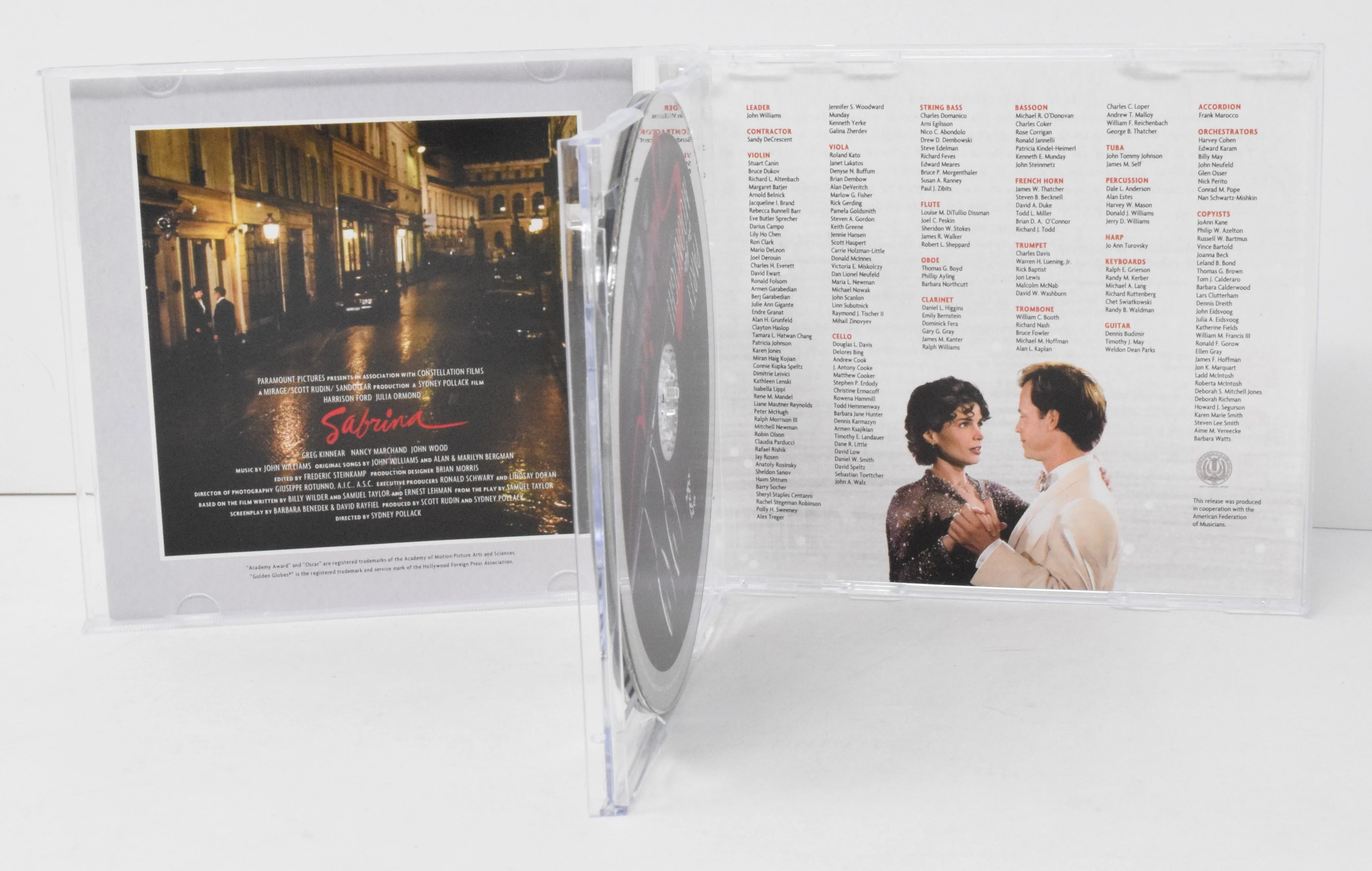 Sabrina Soundtrack CD John Williams LA-LA Land LTD 3000 - Image 3