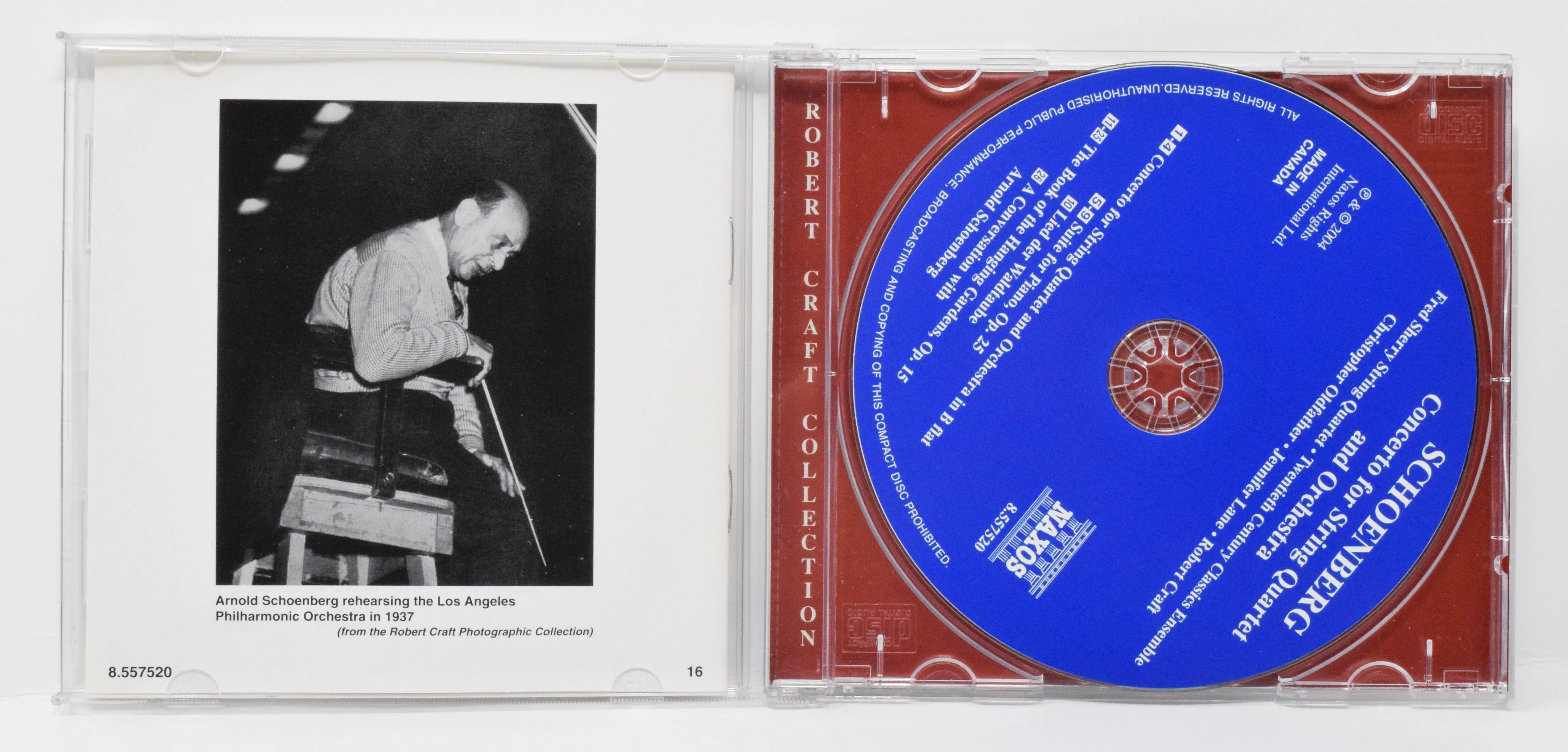 Schoenberg Fred Sherry Concerto String Quartet Book Of Hanging Gardens CD - Image 3