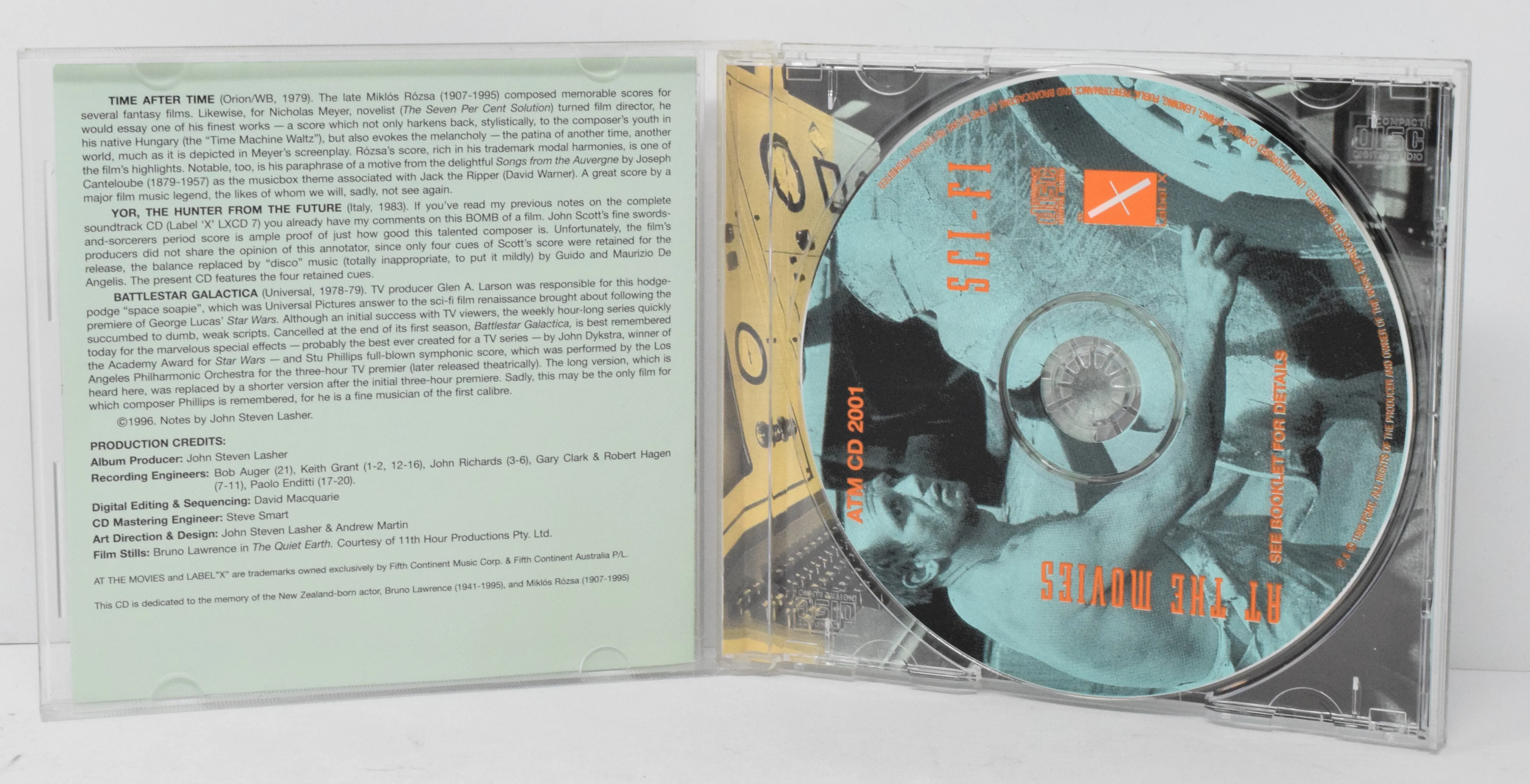 Sci Fi At The Movies Soundtrack CD Label X - Image 3