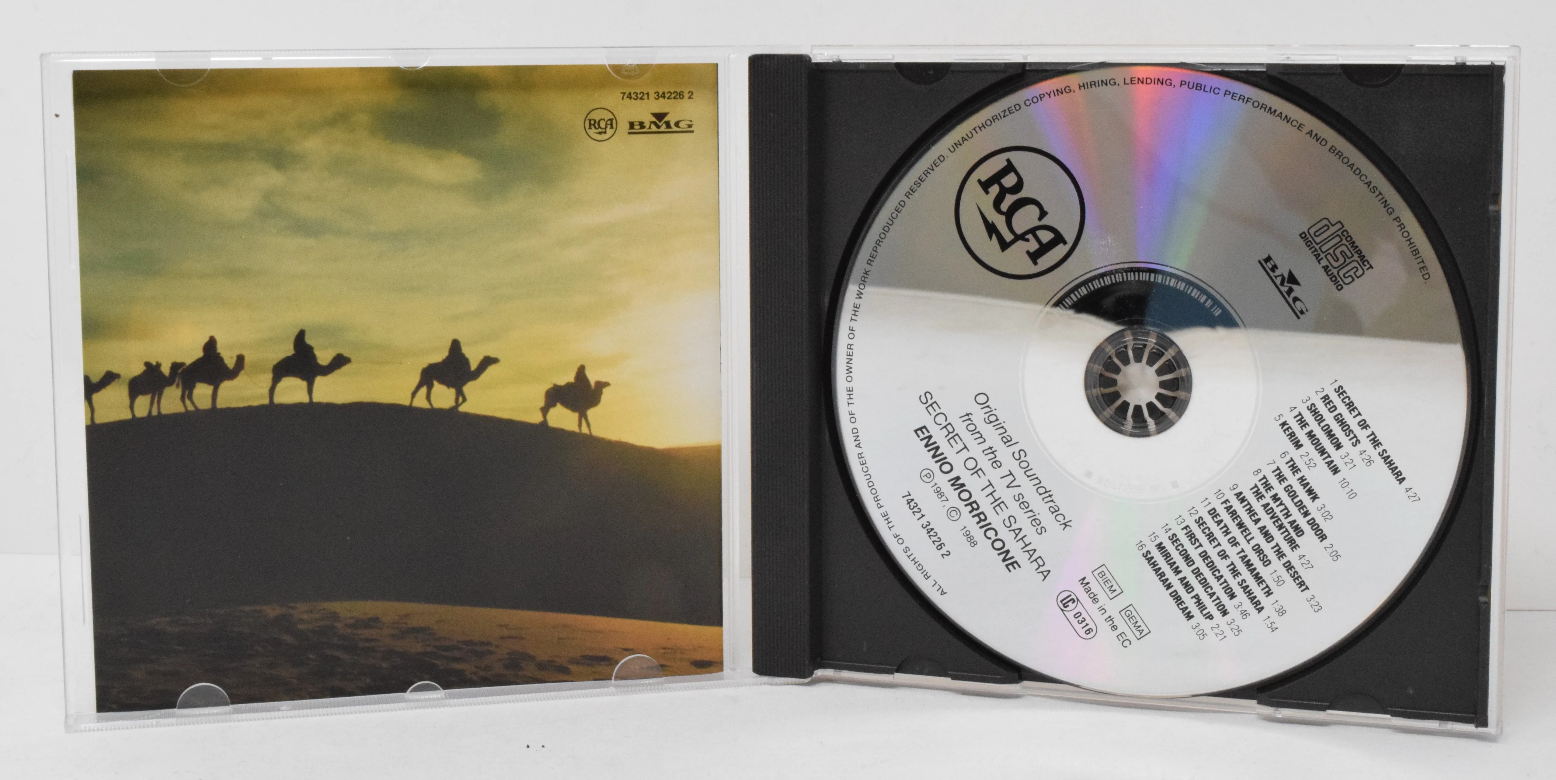 Secret Of The Sahara Soundtrack CD Enno Morricone BMG - Image 3