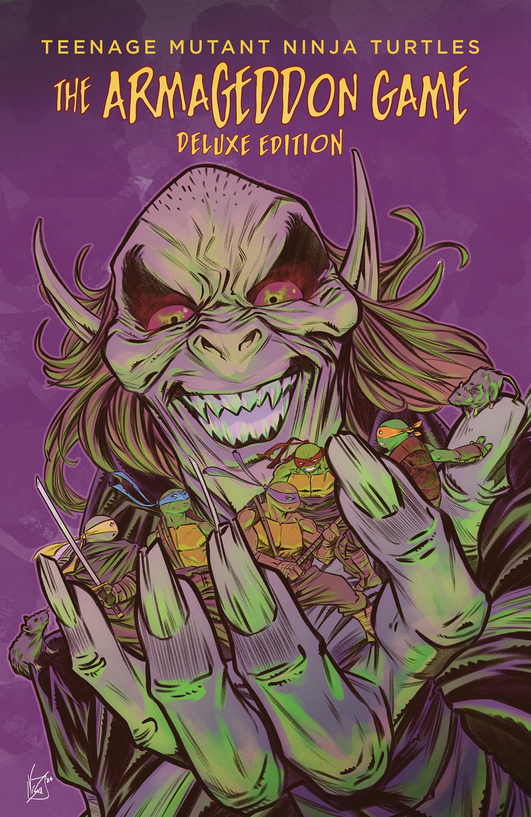 Teenage Mutant Ninja Turtles TMNT Armageddon Game Dlx Ed Hc (12/04/2024) Idw