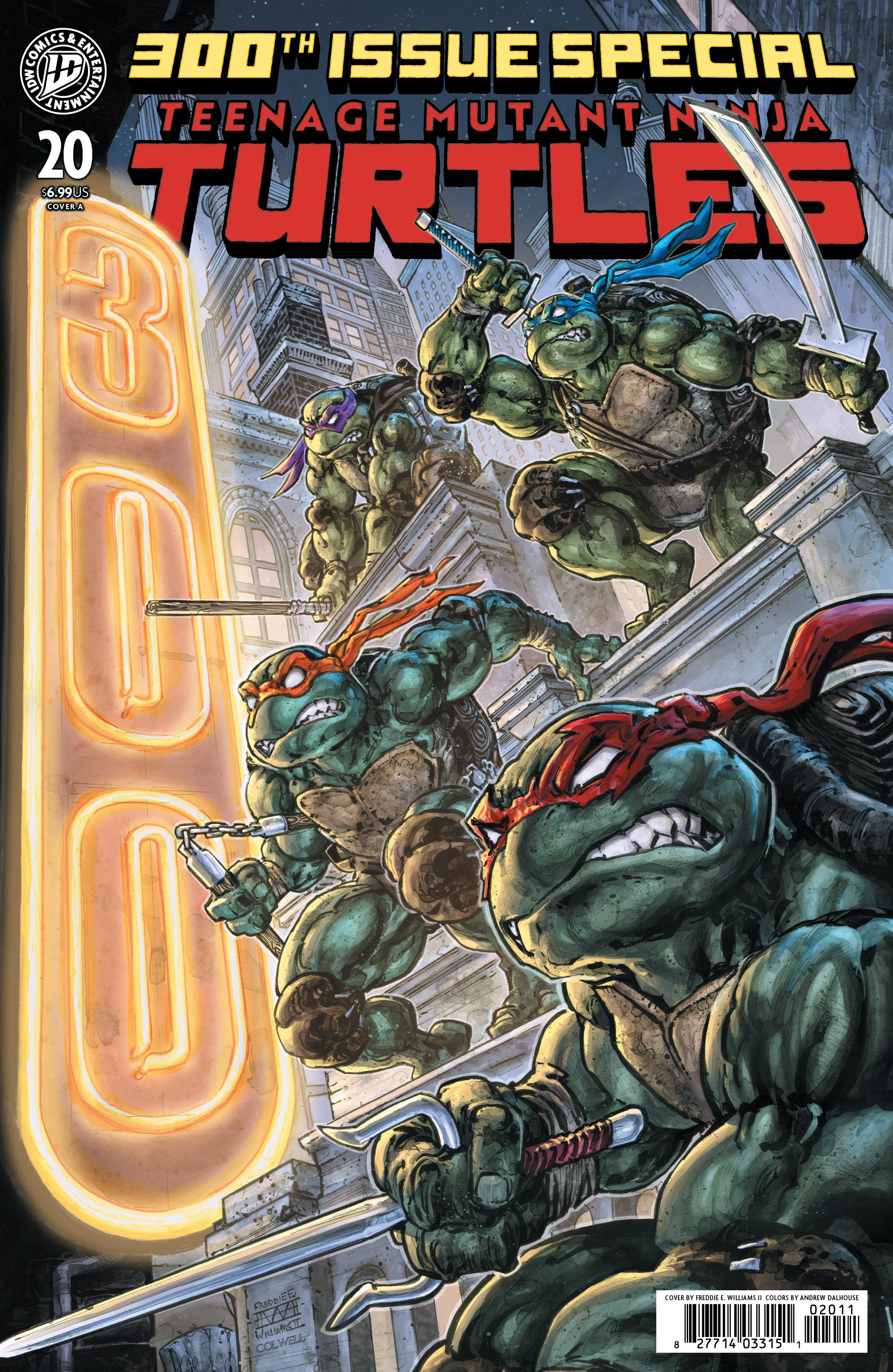 Teenage Mutant Ninja Turtles #20 300Th Issue Special A1 Cover Set Of 11 1:25 1:50 1:100 (07/22/2026) Idw - Image 2