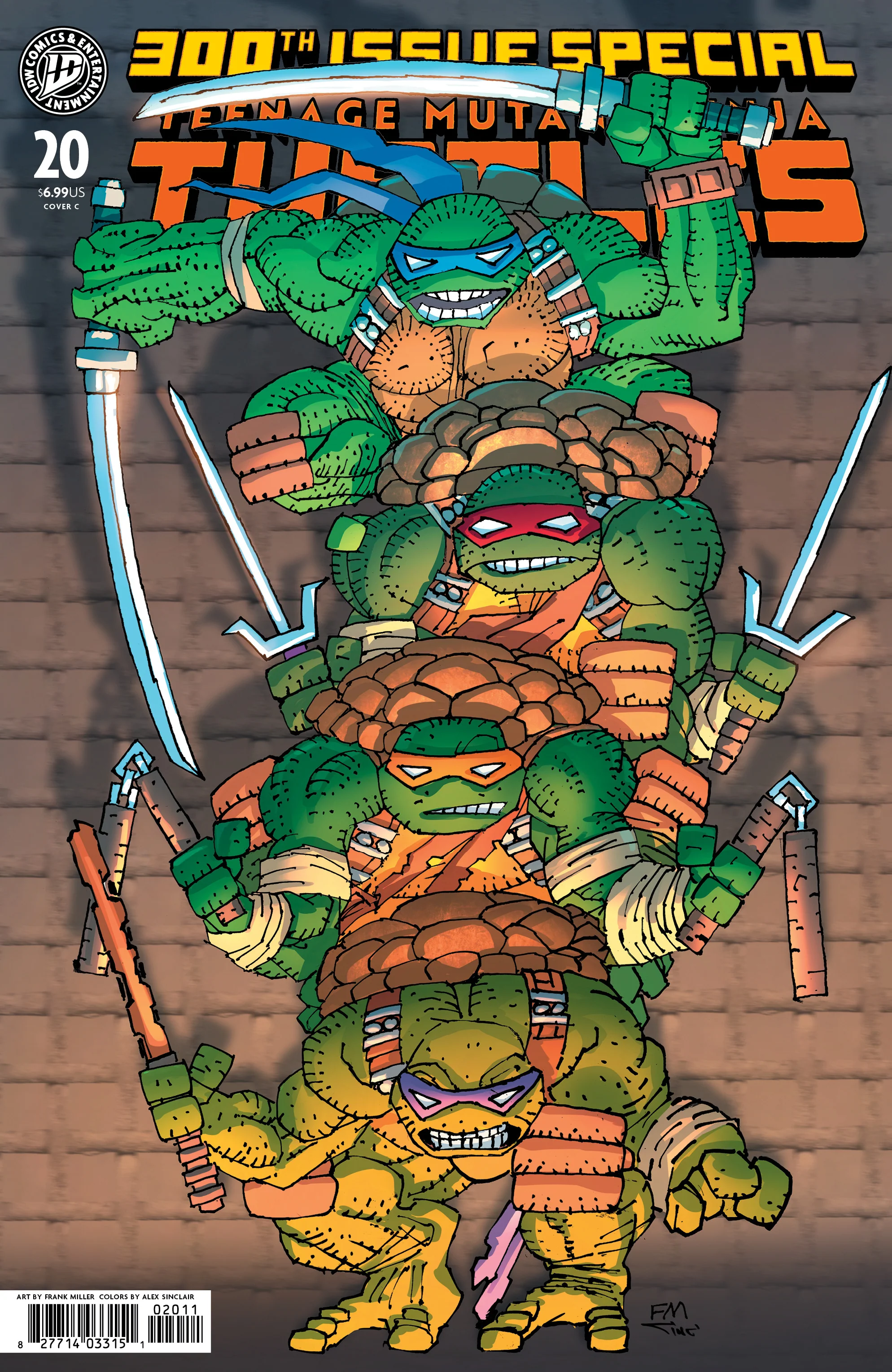 Teenage Mutant Ninja Turtles #20 300Th Issue Special A1 Cover Set Of 11 1:25 1:50 1:100 (07/22/2026) Idw - Image 4
