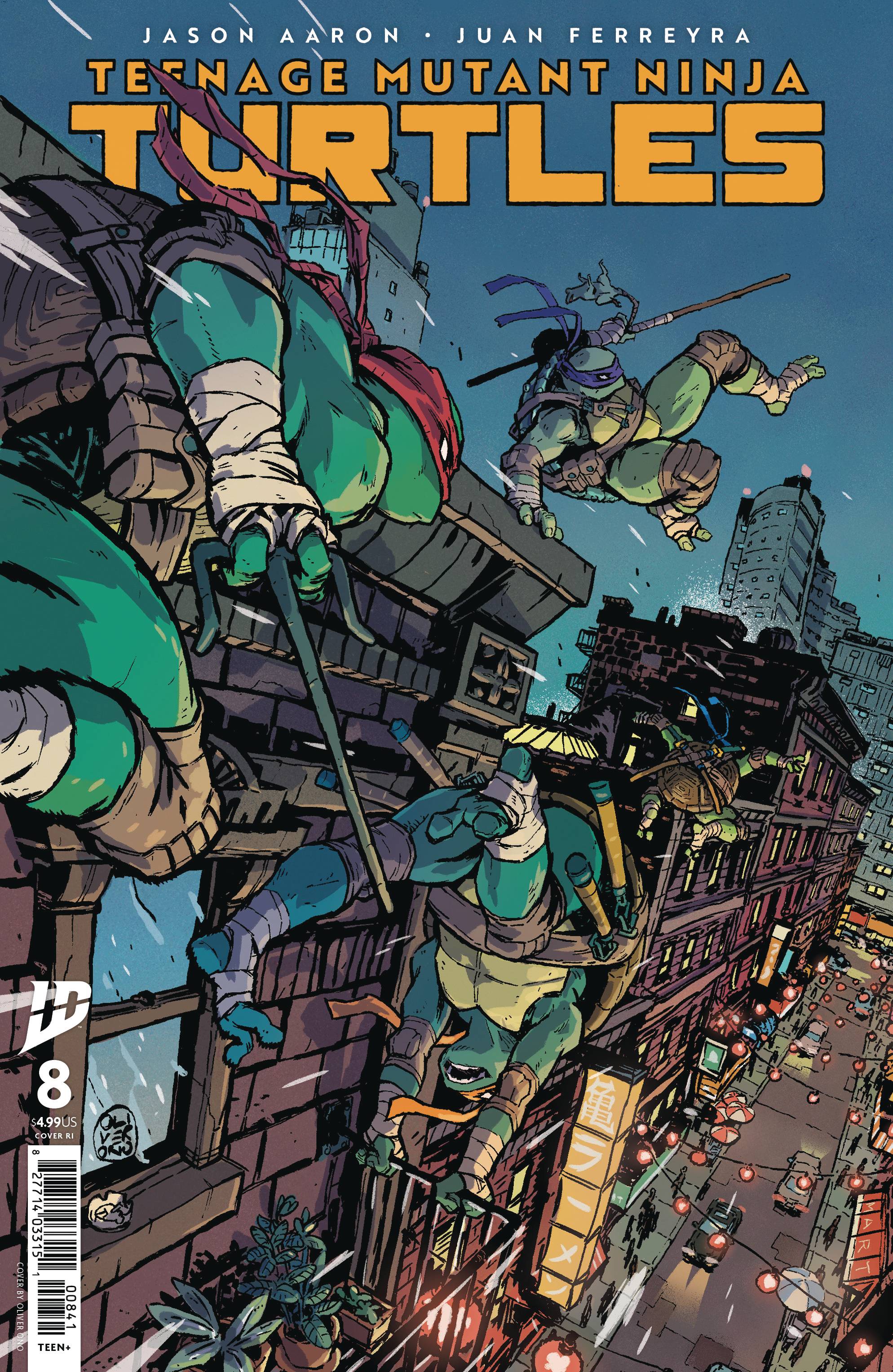 Teenage Mutant Ninja Turtles #8 A1 Cover Set 8 1:10 1:25 1:50 (04/16/2025) Idw - Image 2