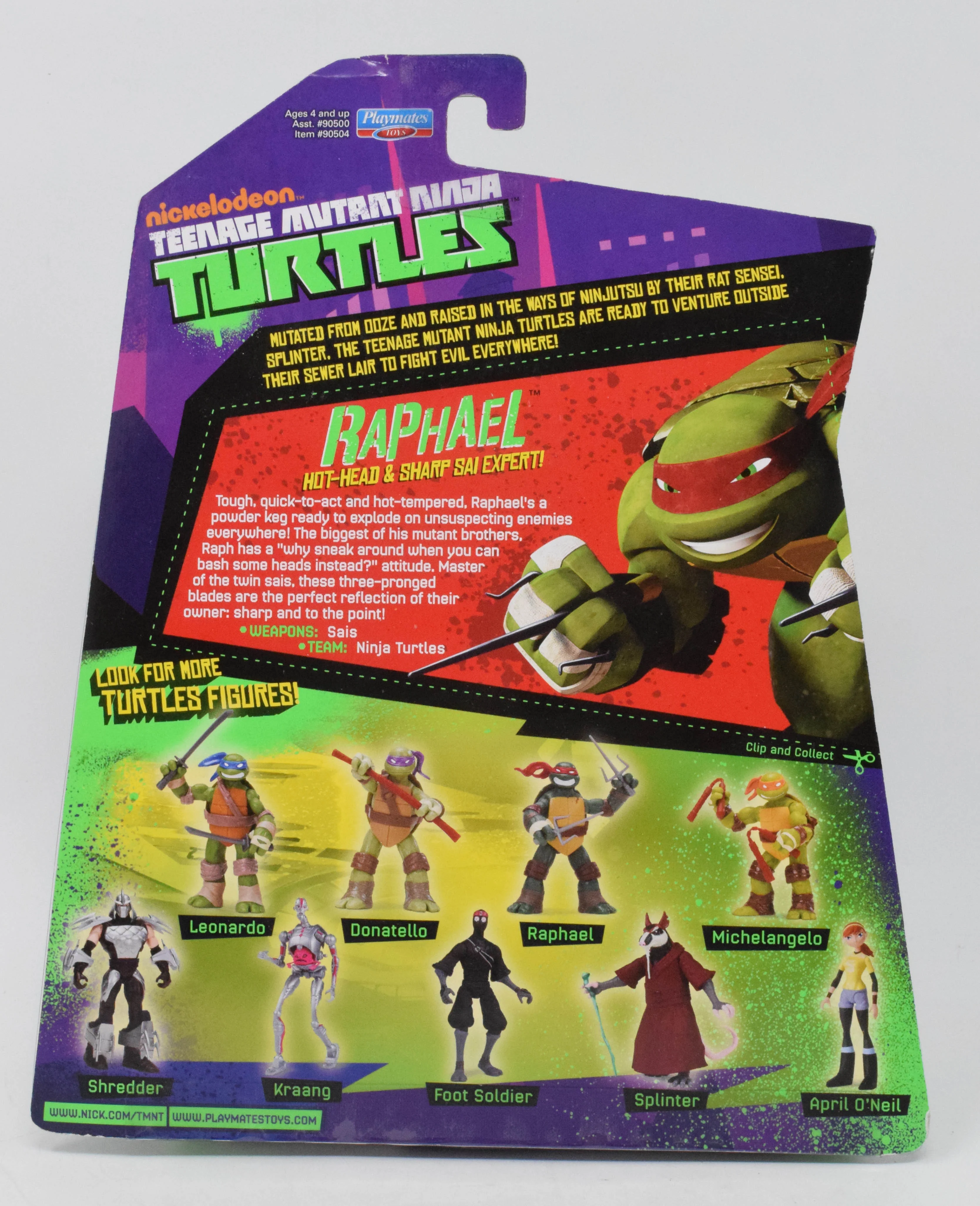 Teenage Mutant Ninja Turtles Raphael Action Figure 2012 Playmates New - Image 2