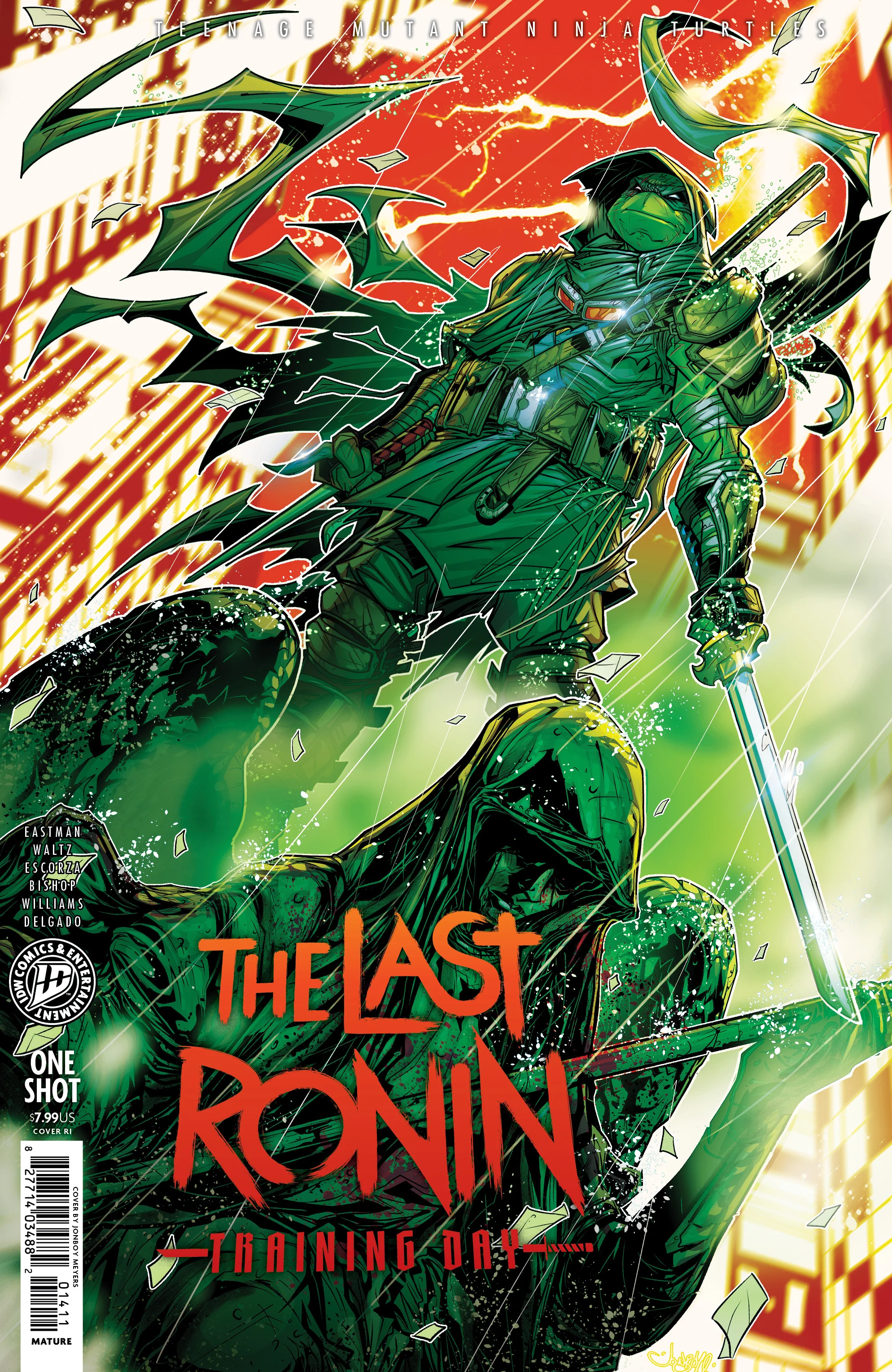 Teenage Mutant Ninja Turtles The Last Ronin Training Day A1 Cover Set Of 6 1:15 1:25 1:50 (07/15/2026) Idw - Image 6