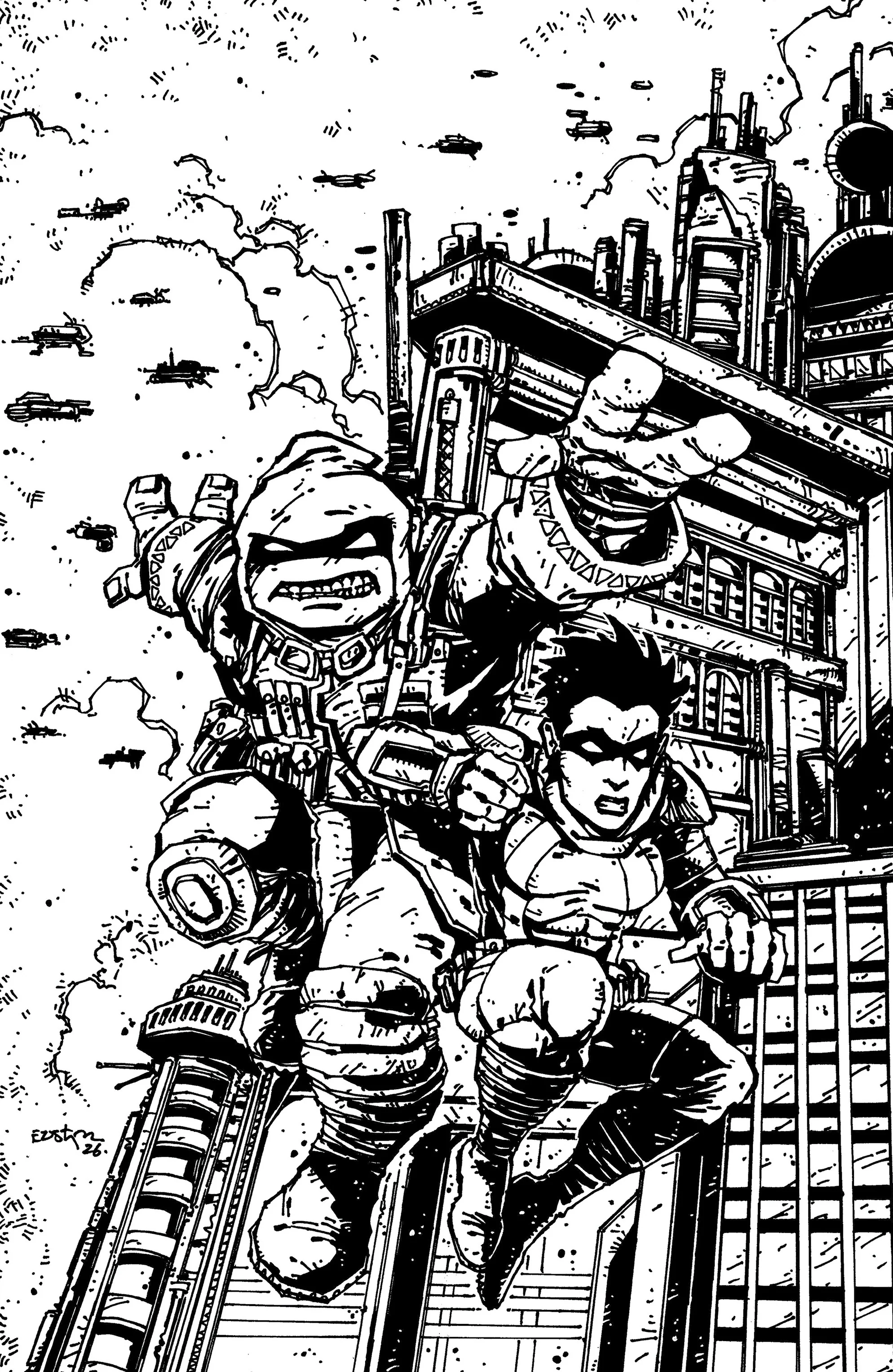 Teenage Mutant Ninja Turtles The Last Ronin Training Day A1 Cover Set Of 6 1:15 1:25 1:50 (07/15/2026) Idw - Image 7