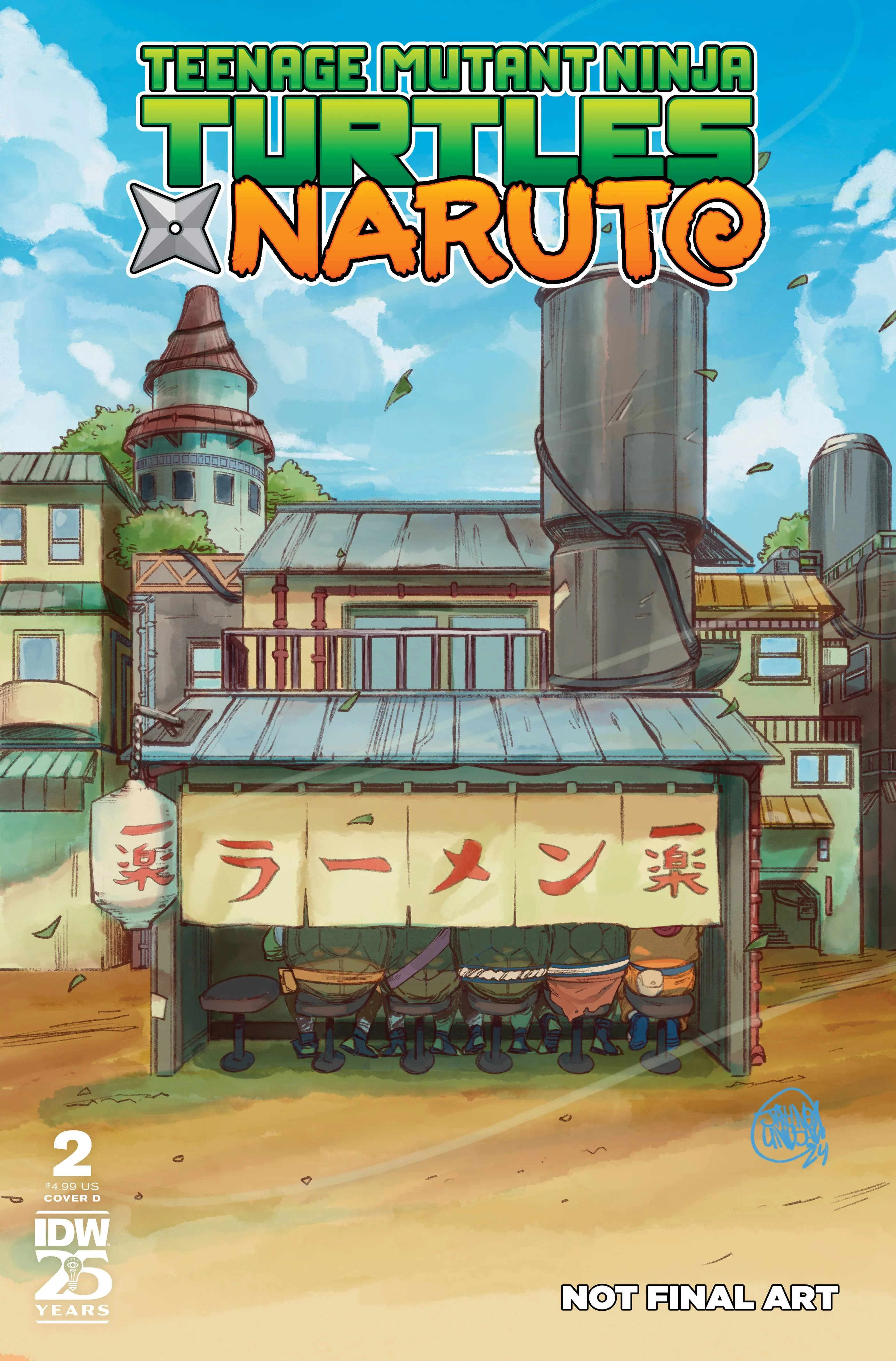 Teenage Mutant Ninja Turtles X Naruto #2 A1 Cover Set Of 8 Books 1:25 1:50 1:75 1:100 (01/22/2025) Idw - Image 4