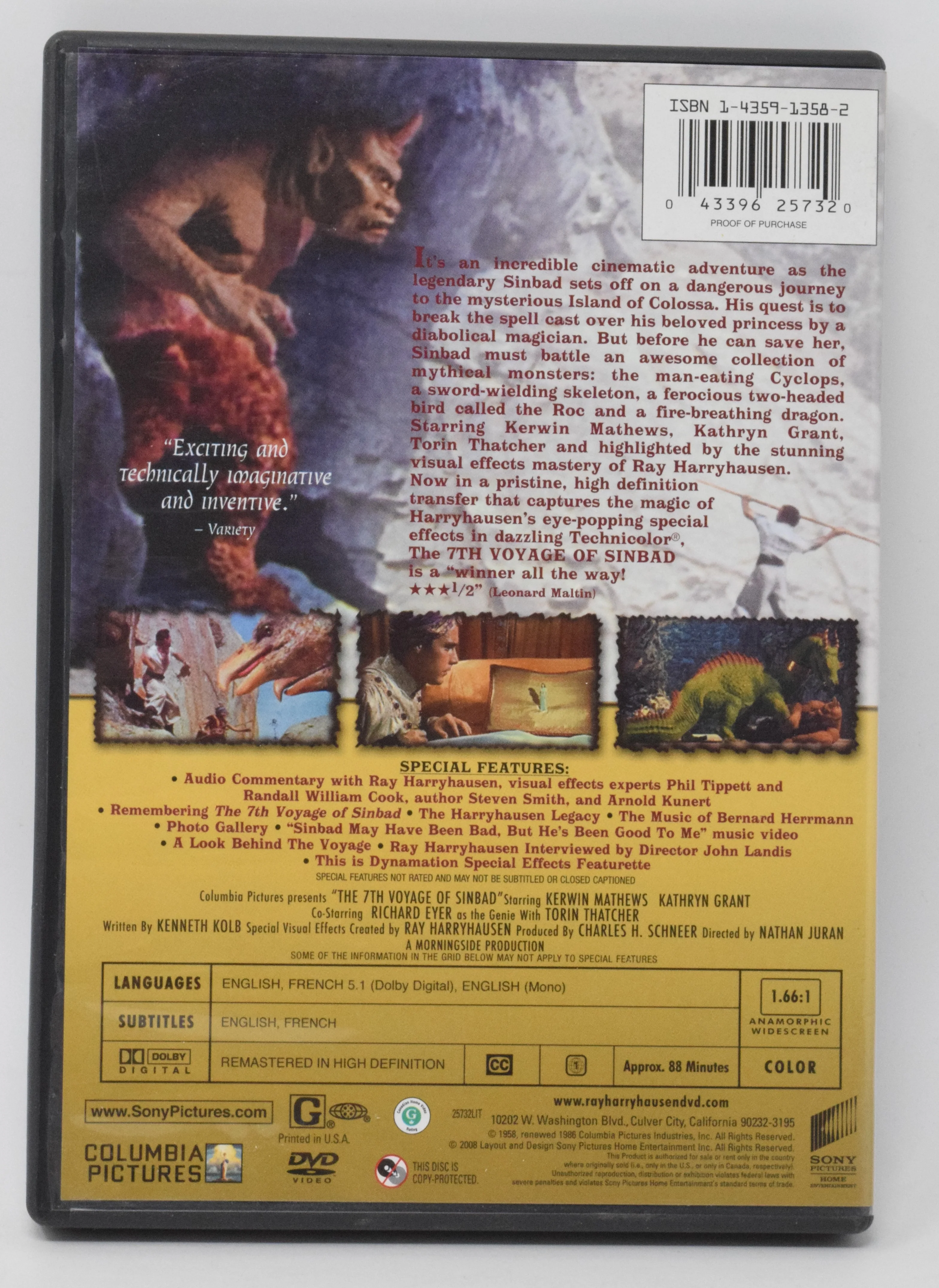 The 7th Voyage of Sinbad DVD - Image 2