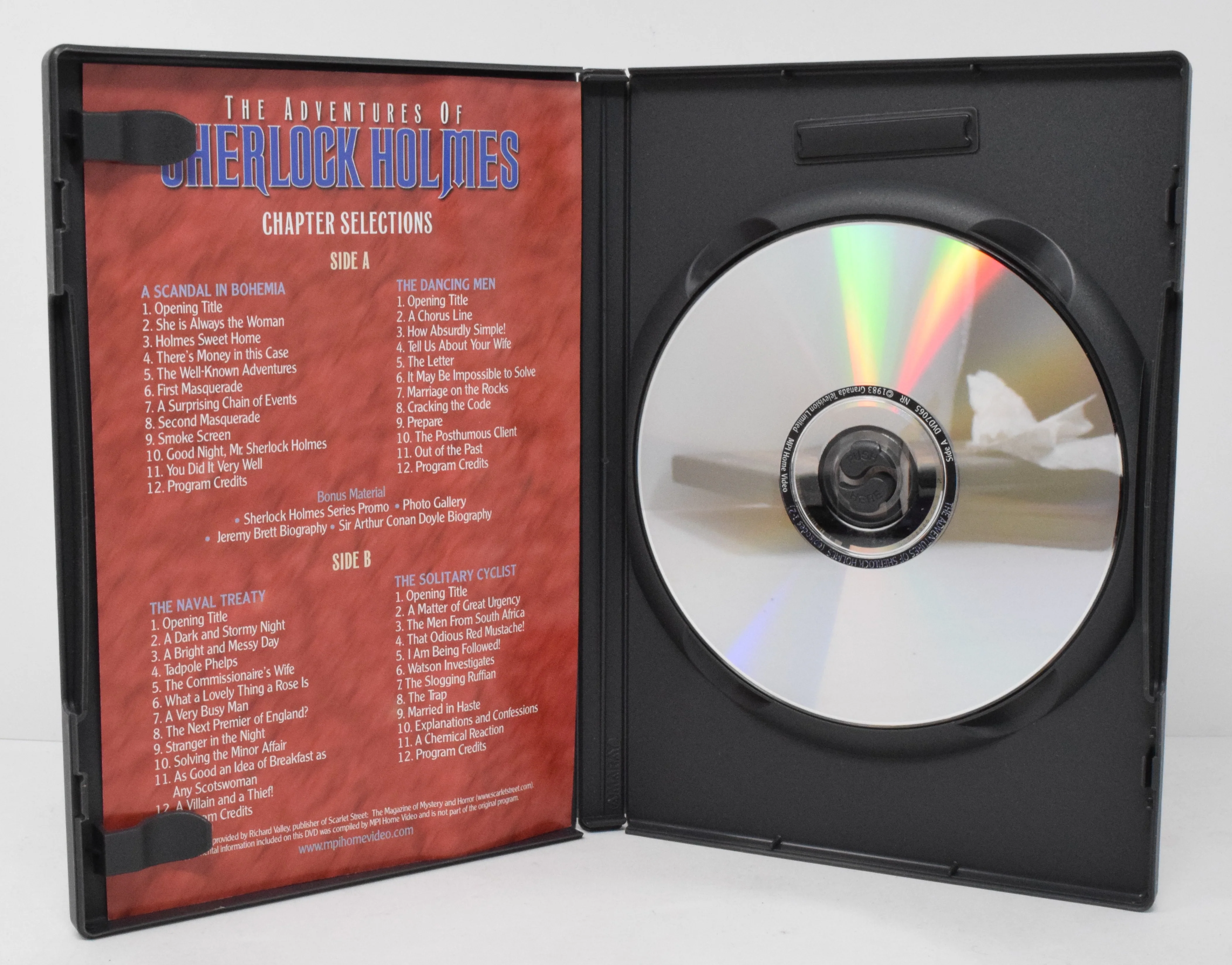 The Adventures of Sherlock Homes DVD - Image 3