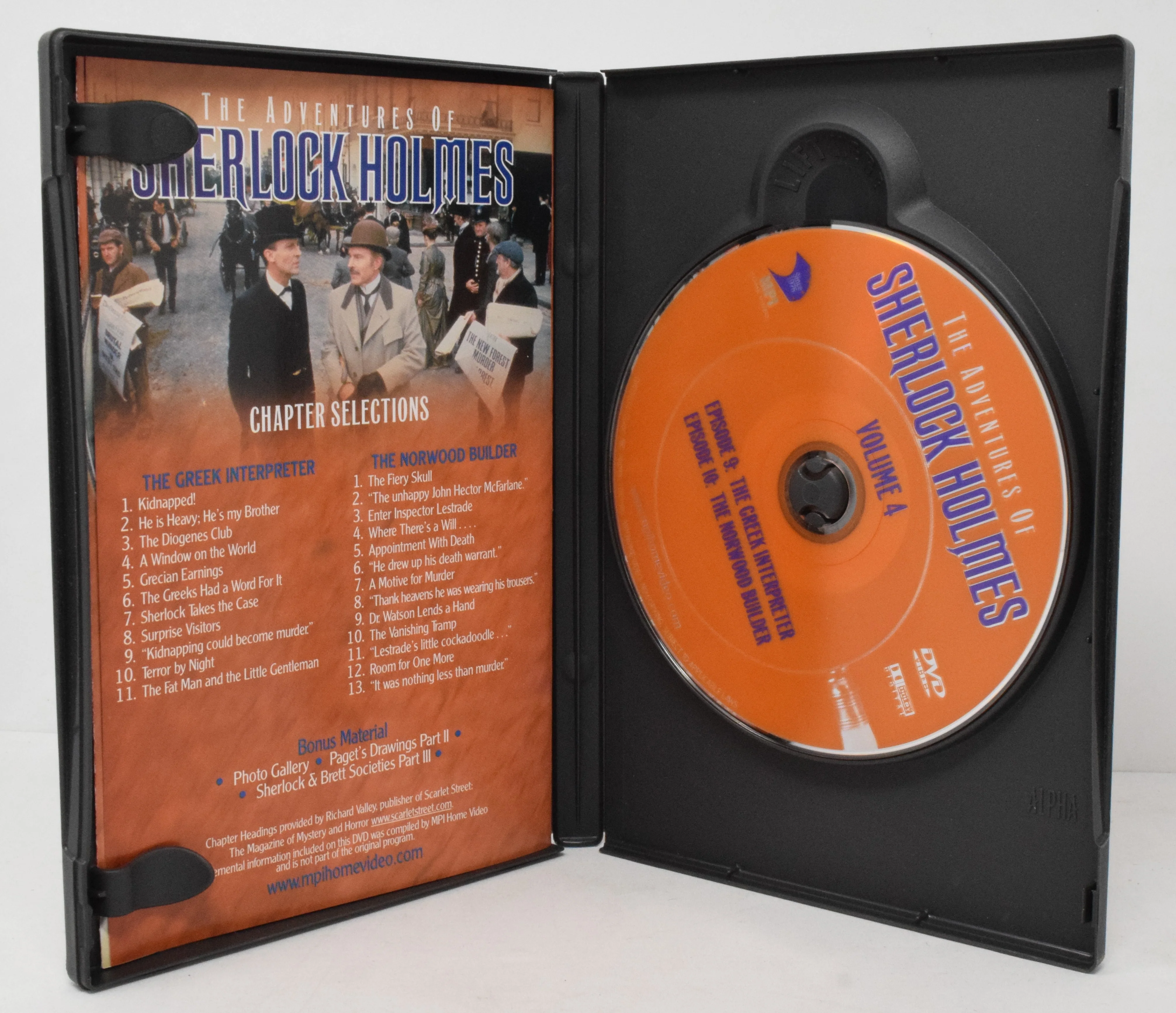 The Adventures of Sherlock Homes DVD Volume Four - Image 3