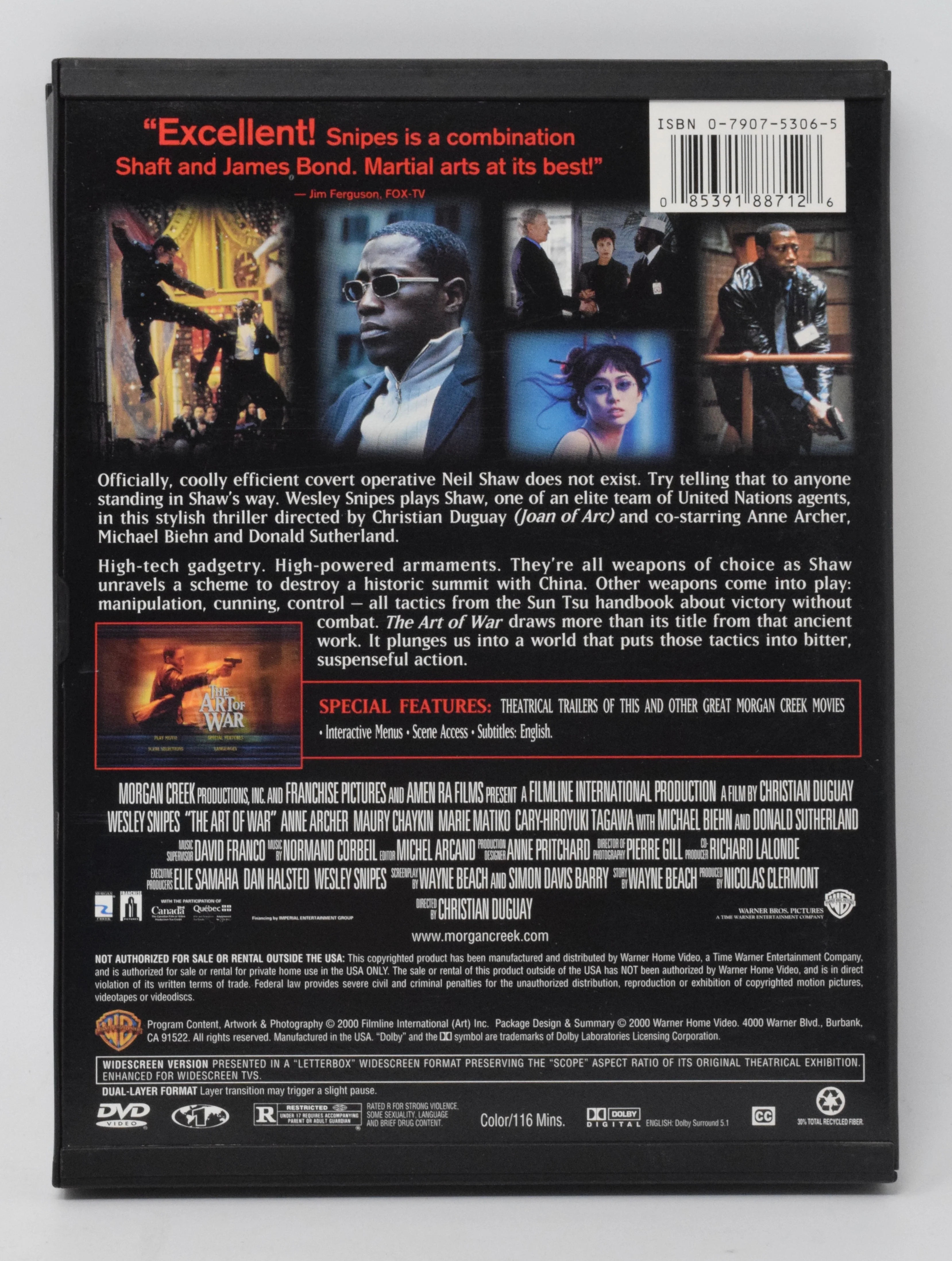 The Art of War DVD Wesley Snipes - Image 2