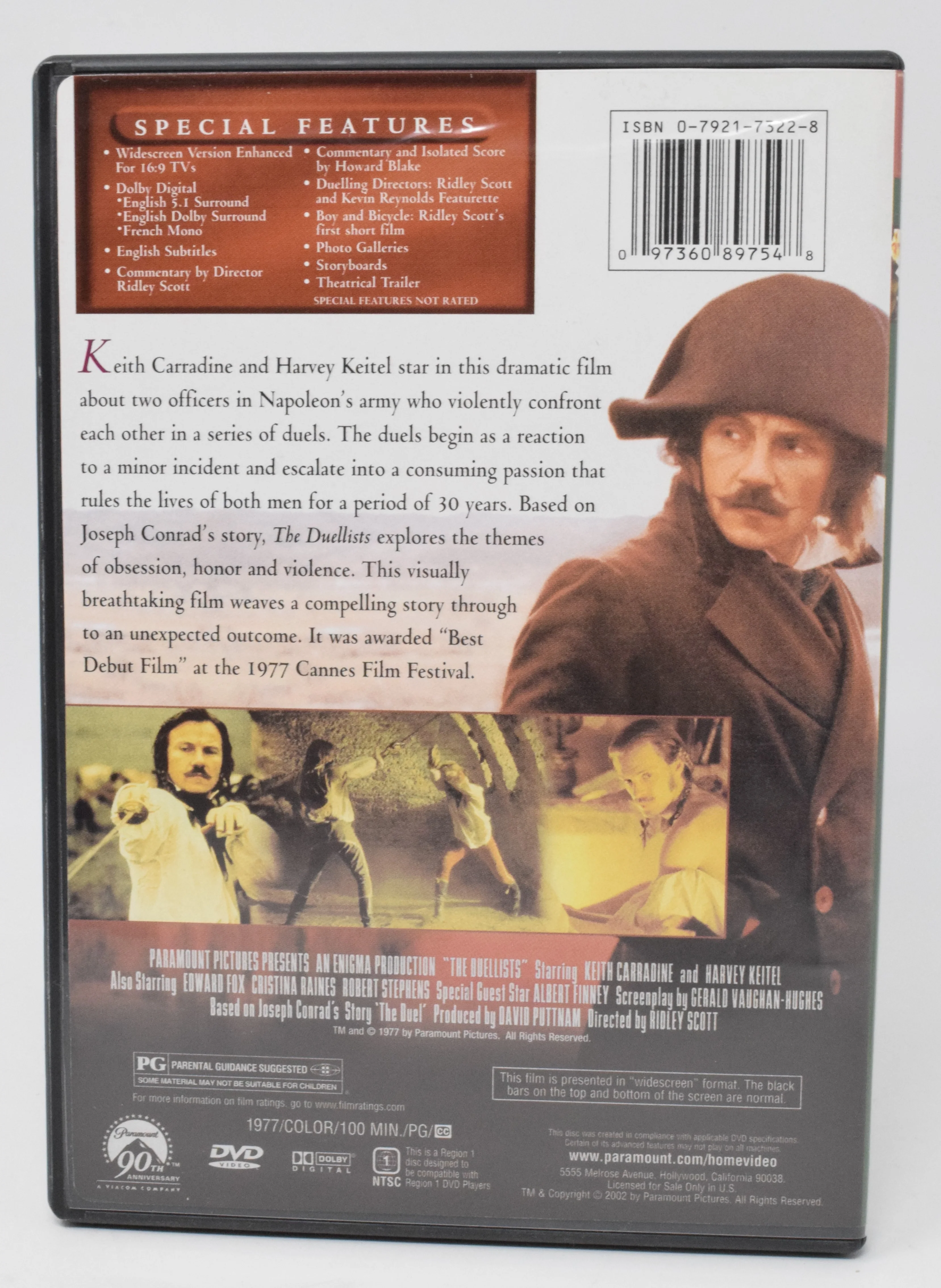 The Duellists Keith Carradine Harvey Keitel Special Collector's Edition DVD - Image 2