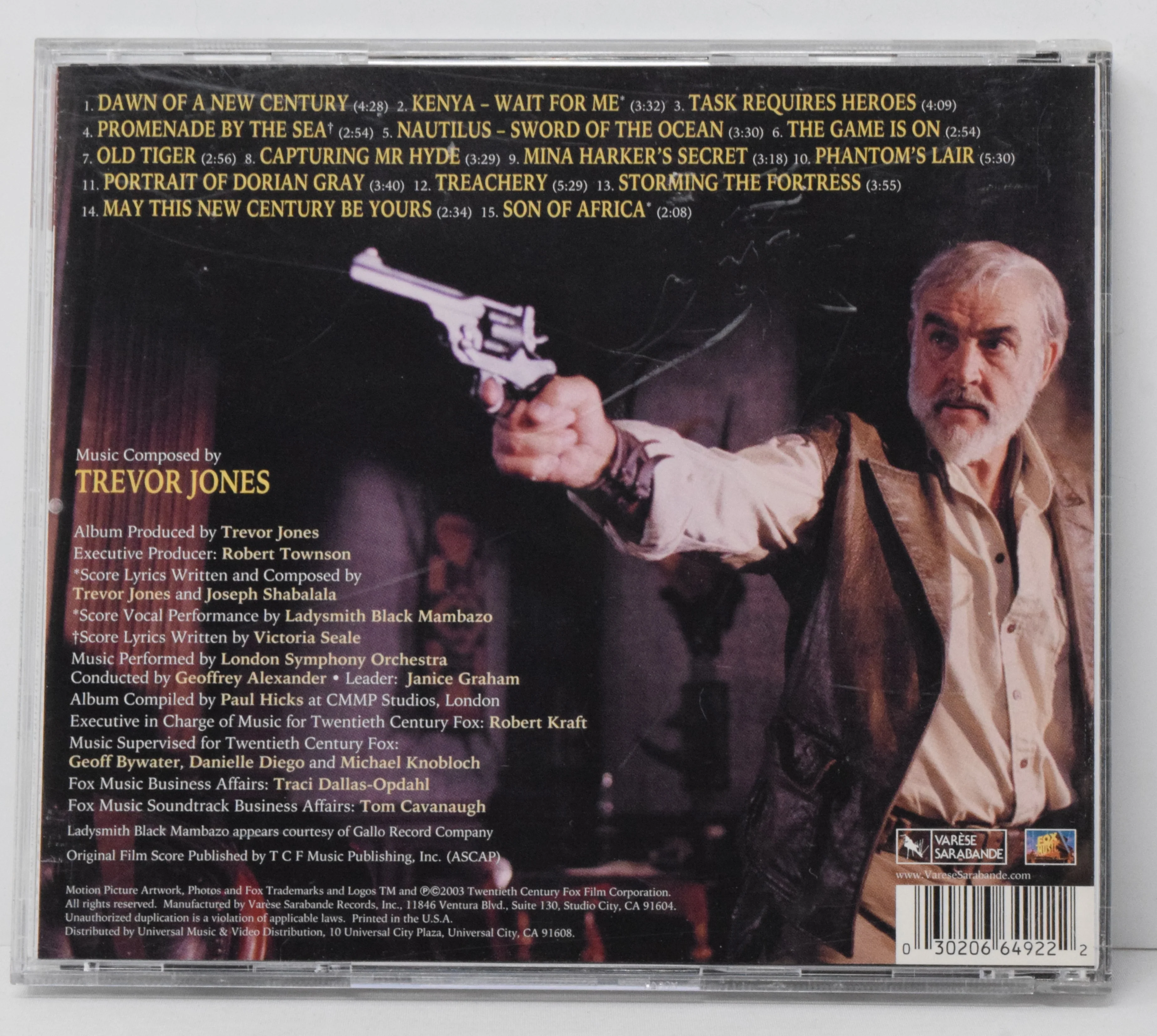 The League Of Extraordinary Gentlemen Soundtrack CD Trevor Jones Varese - Image 2