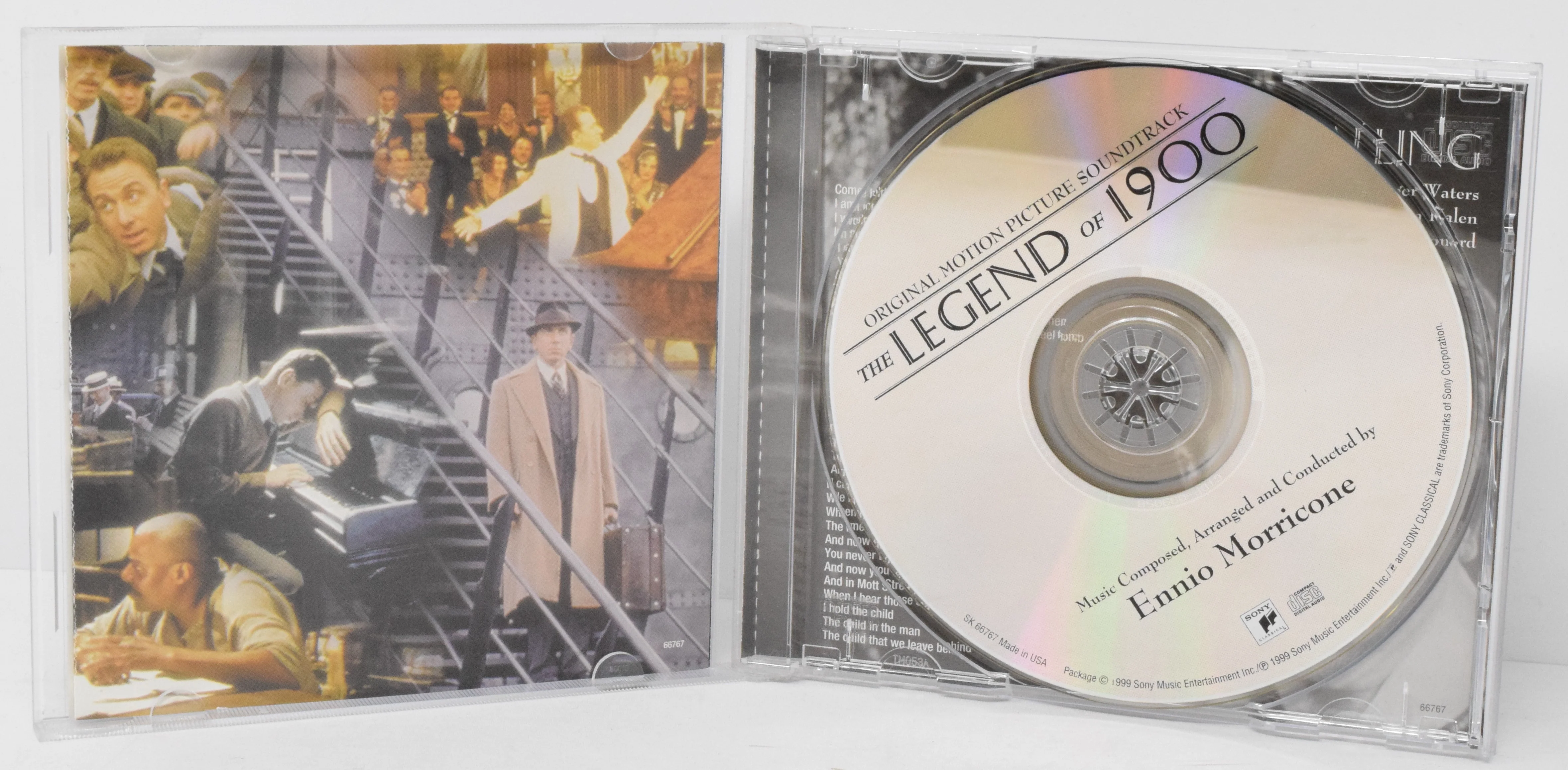 The Legend Of 1900 Soundtrack CD Ennio Morricone Sony - Image 3