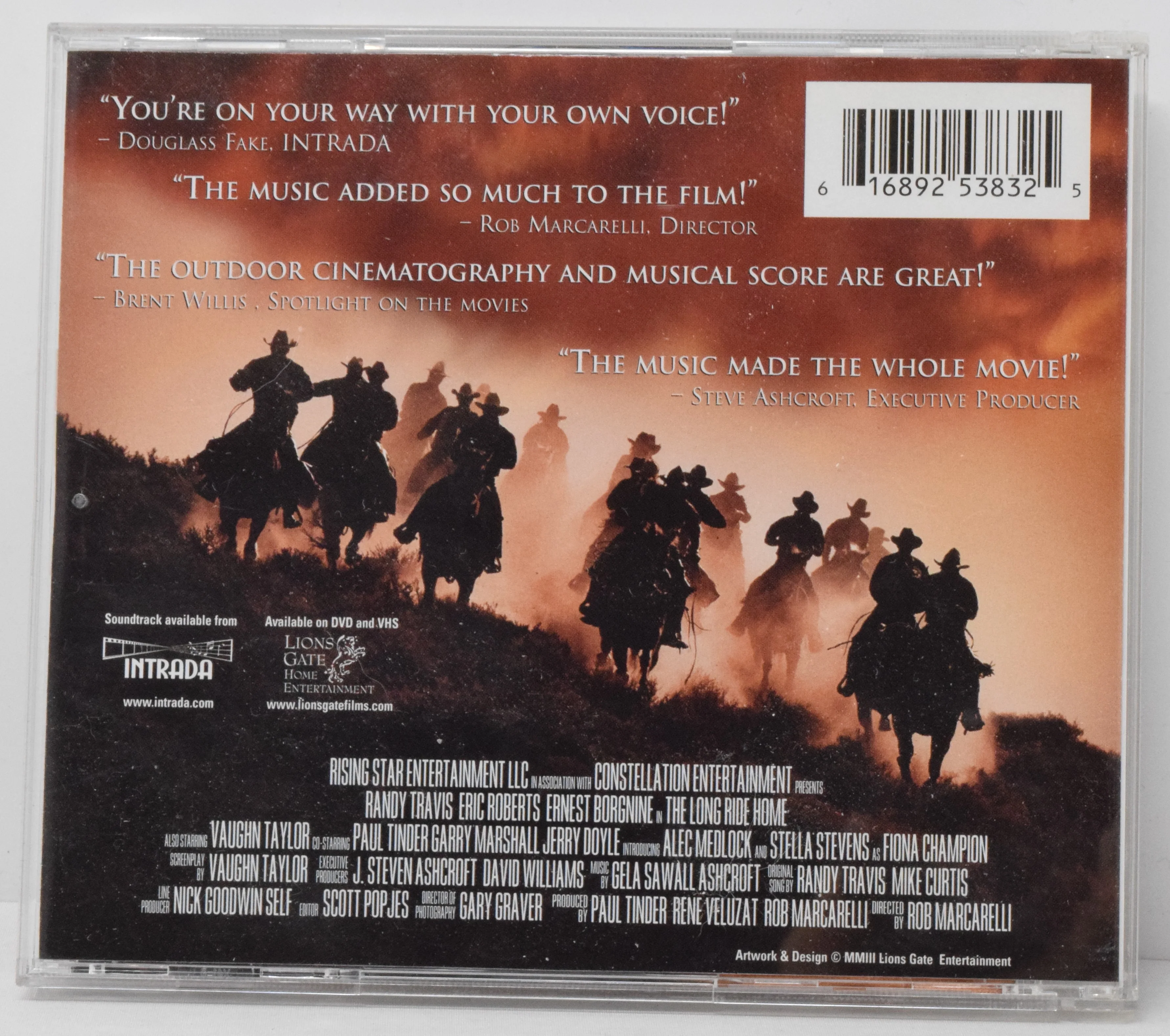 The Long Ride Home Soundtrack CD Gela Sawall Ashcro Intrada - Image 2