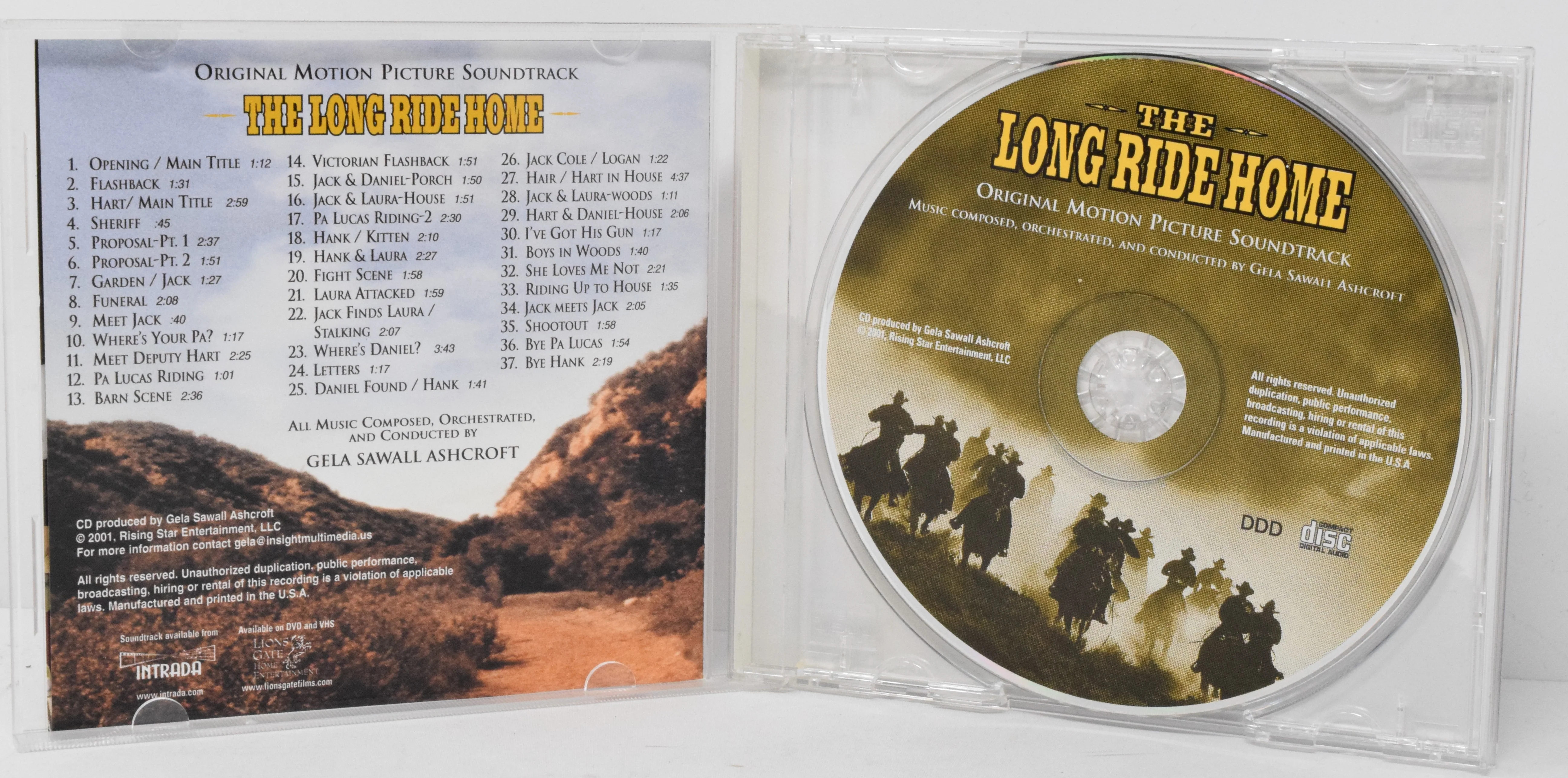 The Long Ride Home Soundtrack CD Gela Sawall Ashcro Intrada - Image 3