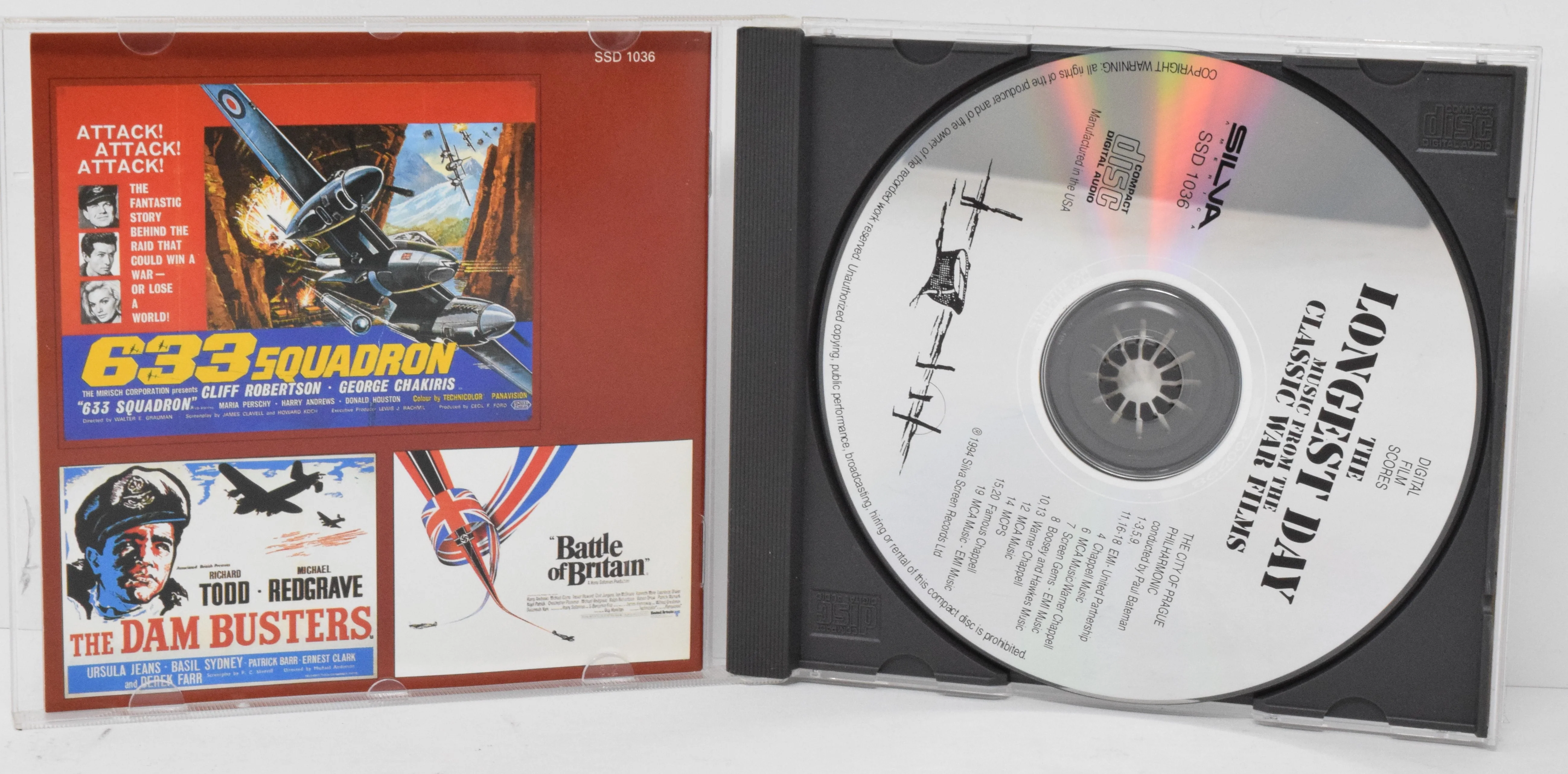 The Longest Day Soundtrack CD Paul Bateman Silva Classic War Films - Image 3