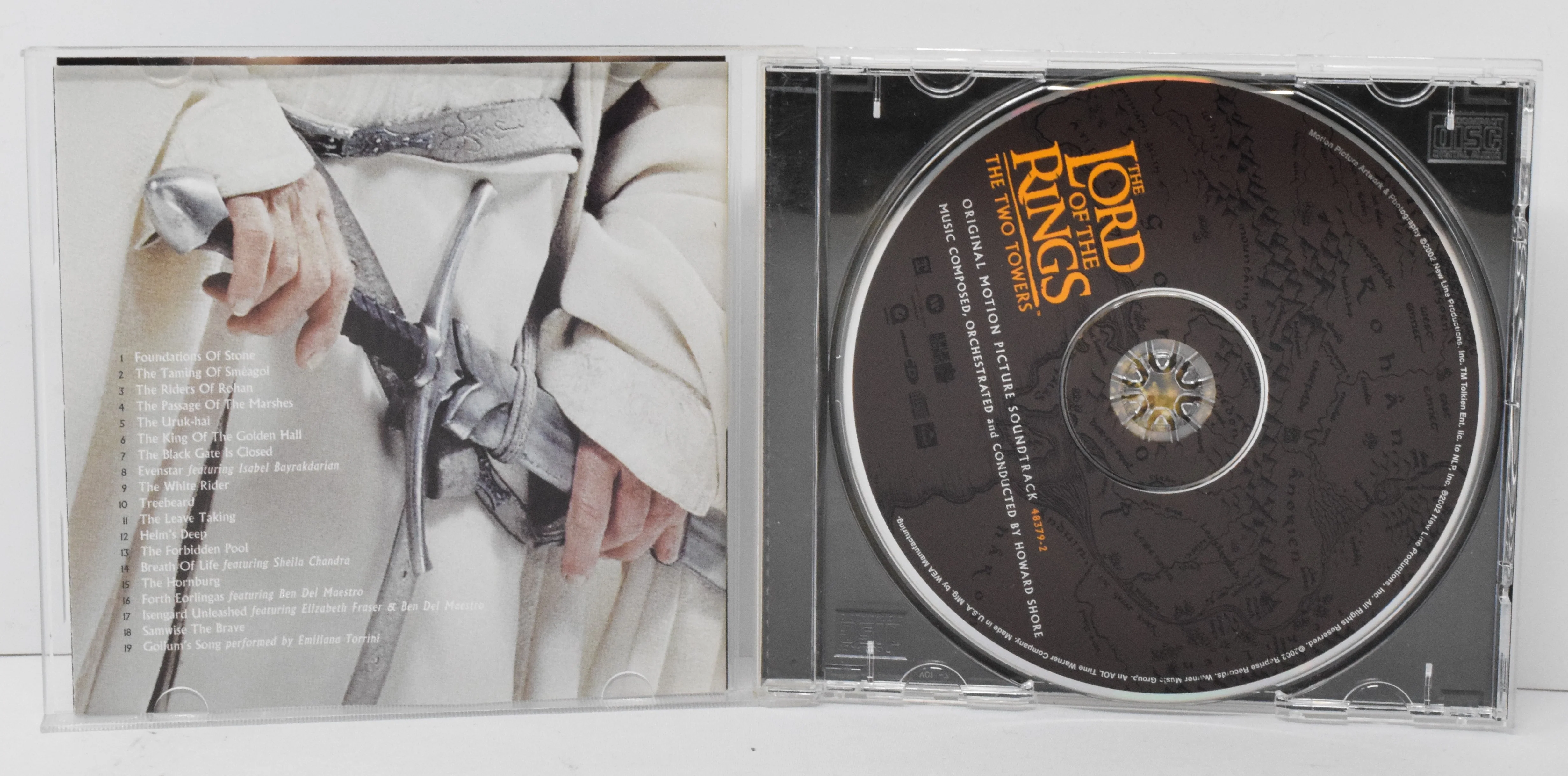 The Lord of the Rings The Two Towers Soundtrack CD Howard Shore Warner - Image 3
