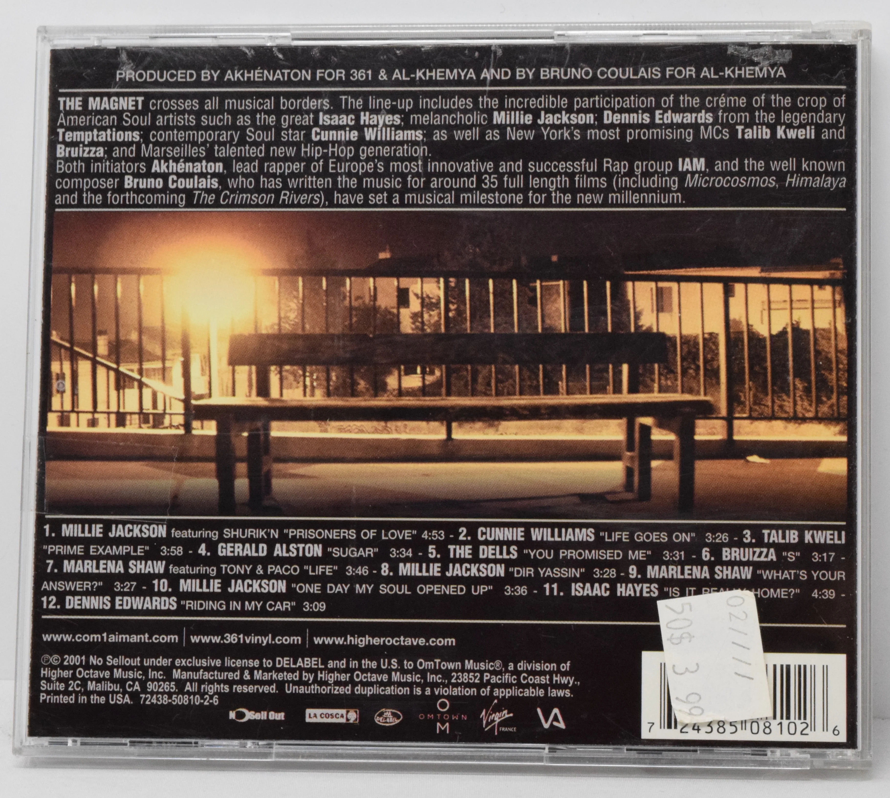 The Magnet Soundtrack CD Akhenaton Bruno Coulais Omtown Talib Kweli - Image 2