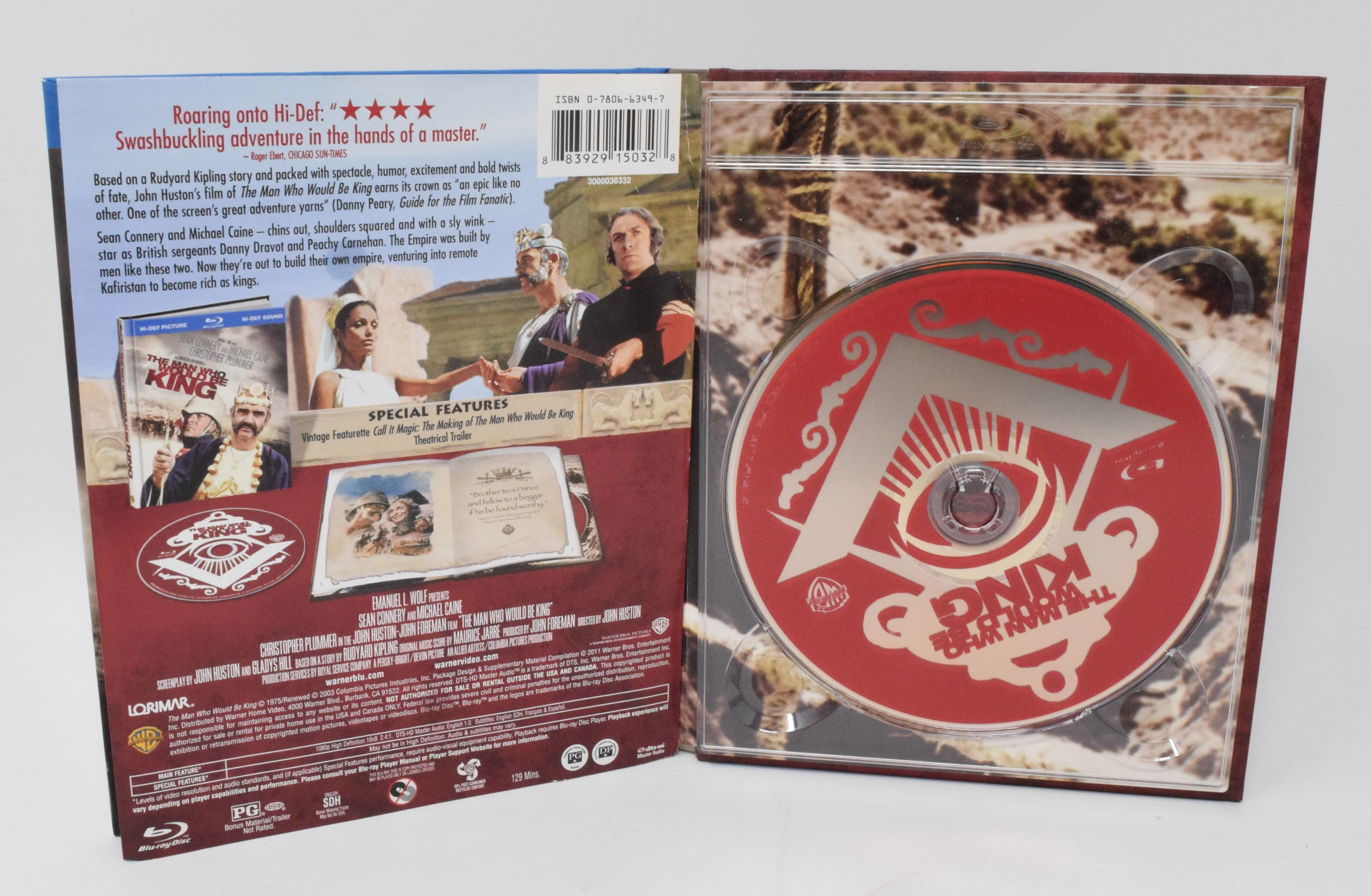 The Man Who Would Be King DVD Blu-ray Sean Connery Michael Caine - Image 2