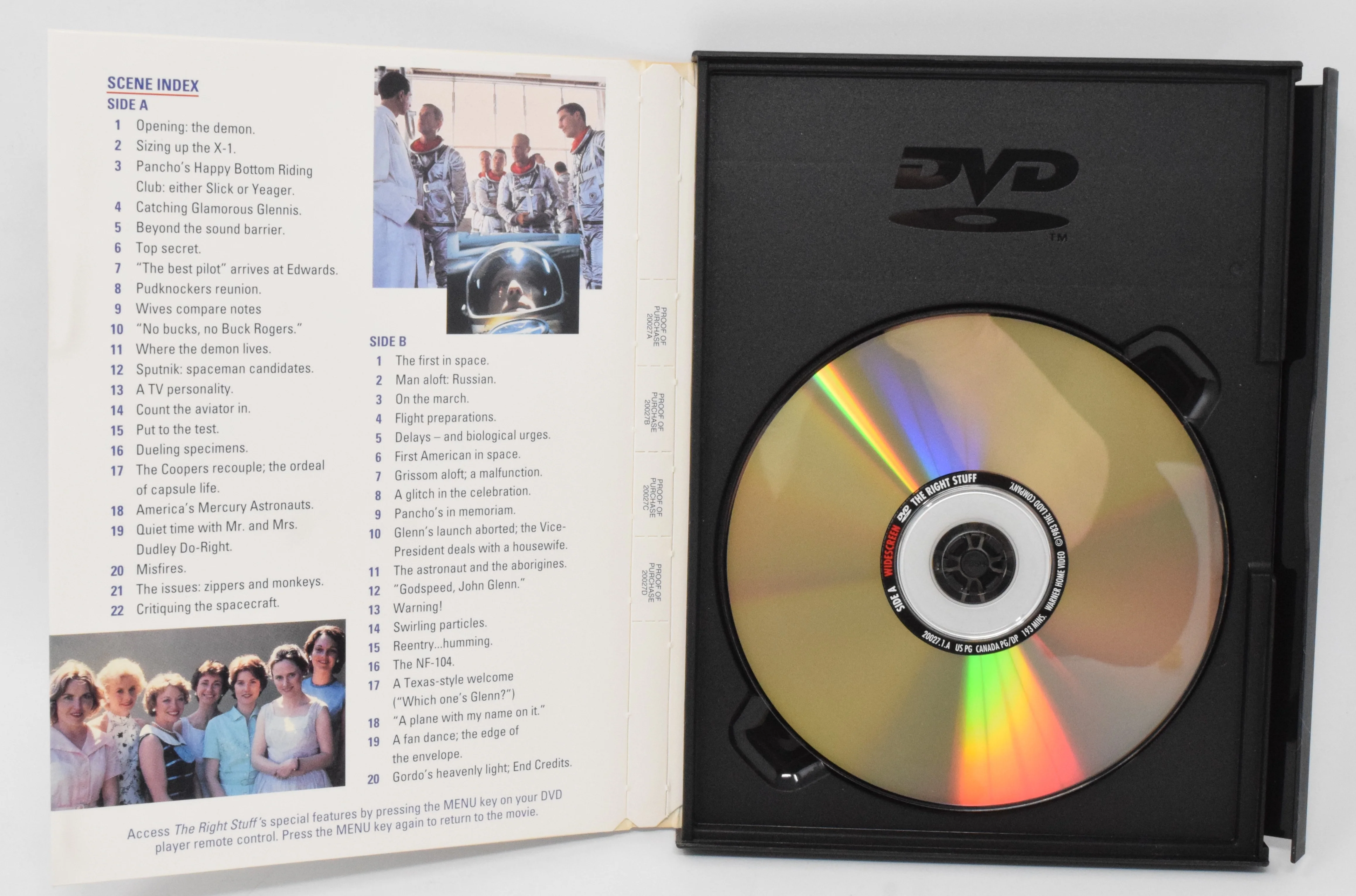 The Right Stuff DVD - Image 3