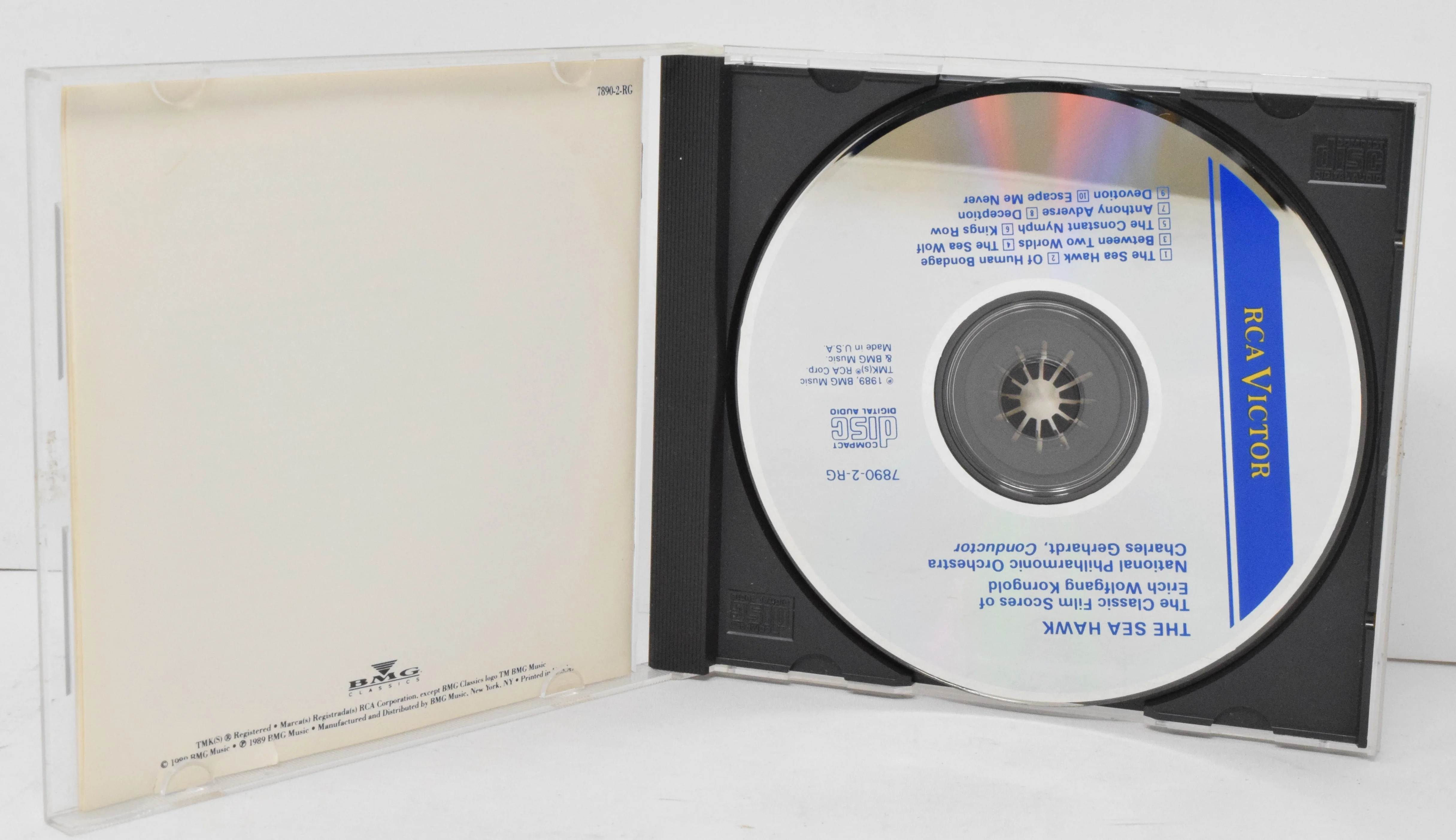 The Sea Hawk Soundtrack CD Charles Gerhardt RCA - Image 3