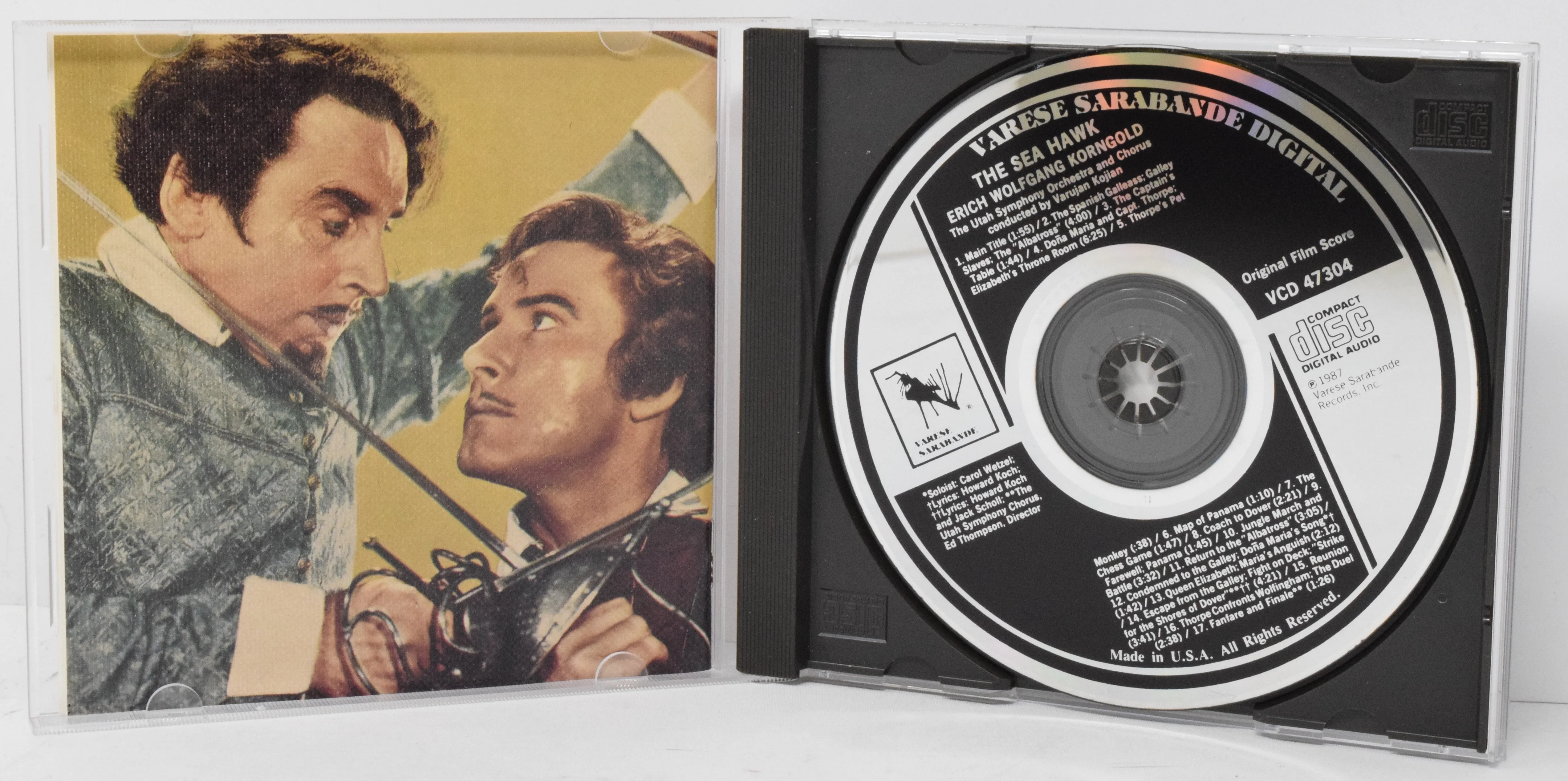 The Sea Hawk Soundtrack CD Varujan Kojian Varese - Image 3