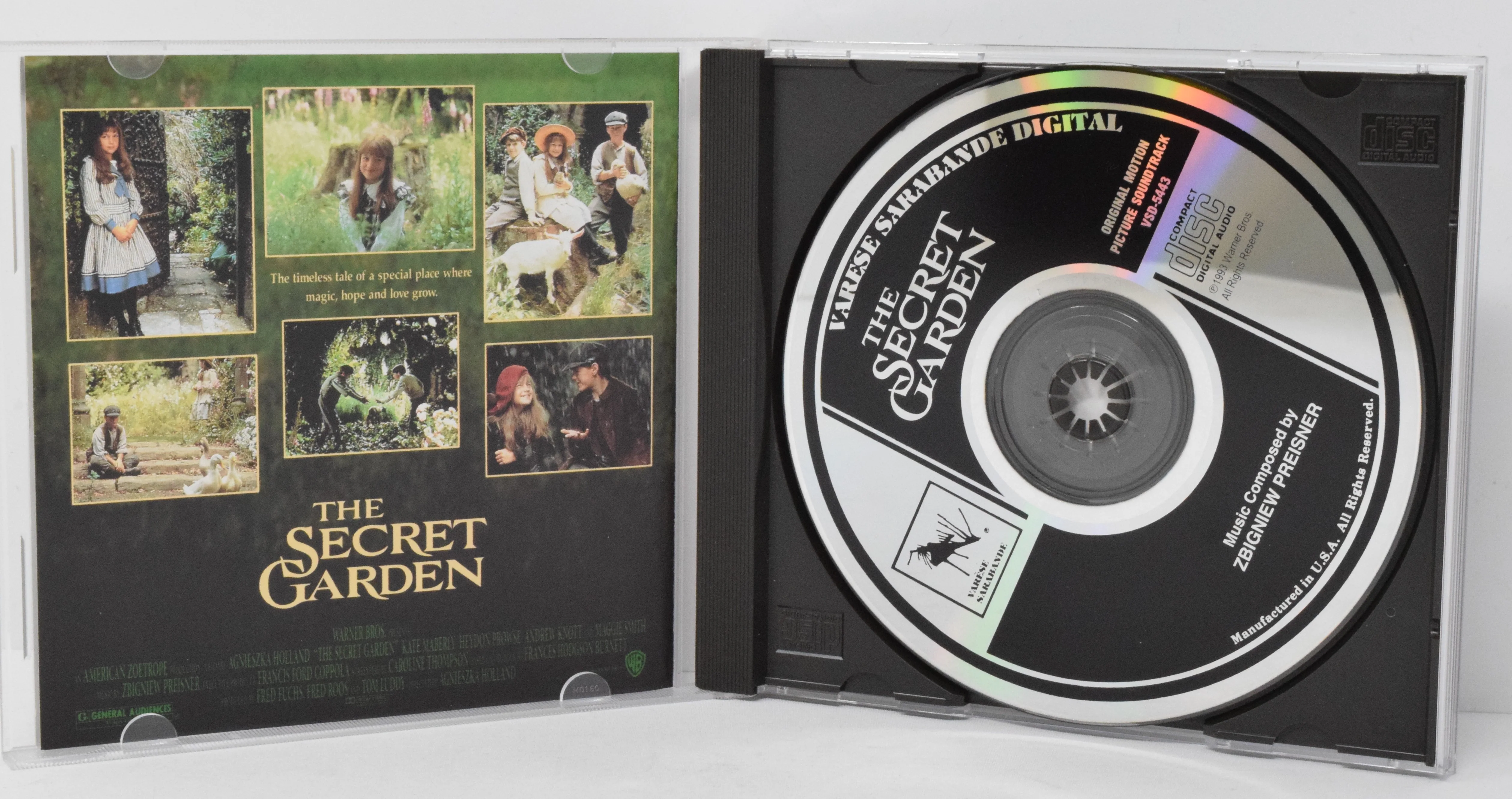 The Secret Garden Soundtrack CD Zbigniew Preisner Varese - Image 3