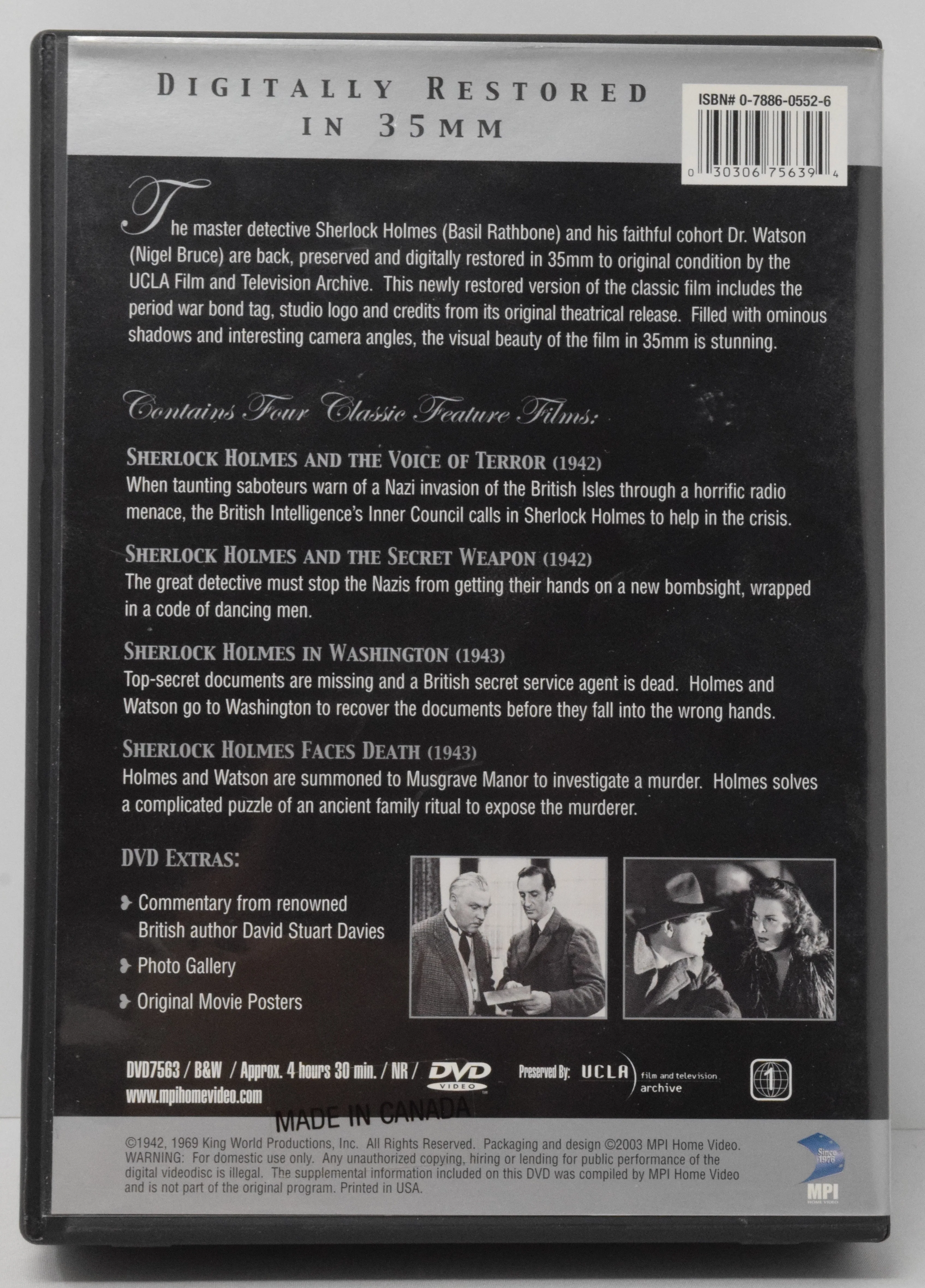 The Sherlock Holmes Collection Volume One DVD - Image 2