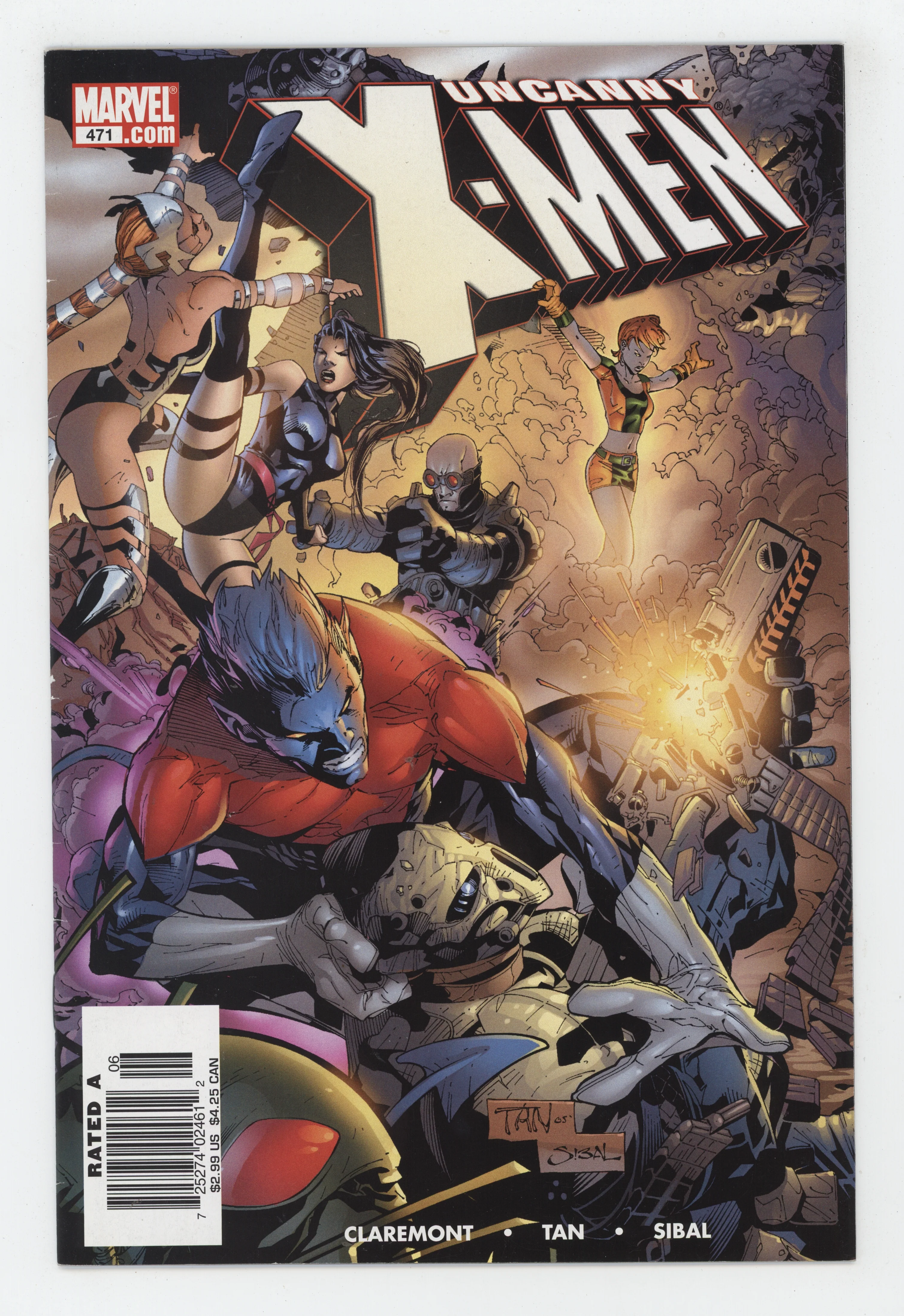 Uncanny X-Men 471 Marvel 2006 NM Billy Tan