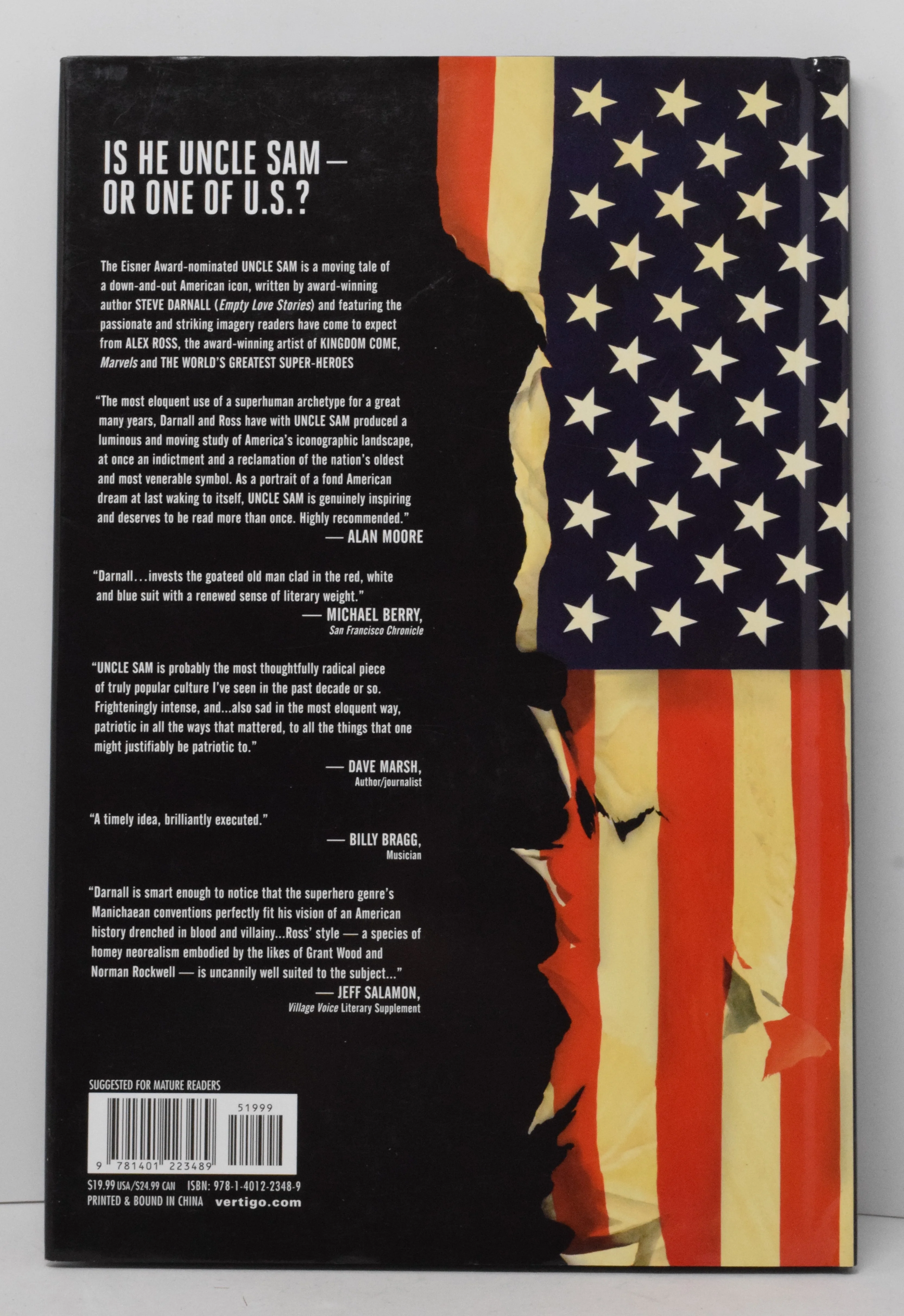 Uncle Sam Deluxe Ed Vertigo 2009 Alex Ross Steve Darnall - Image 2